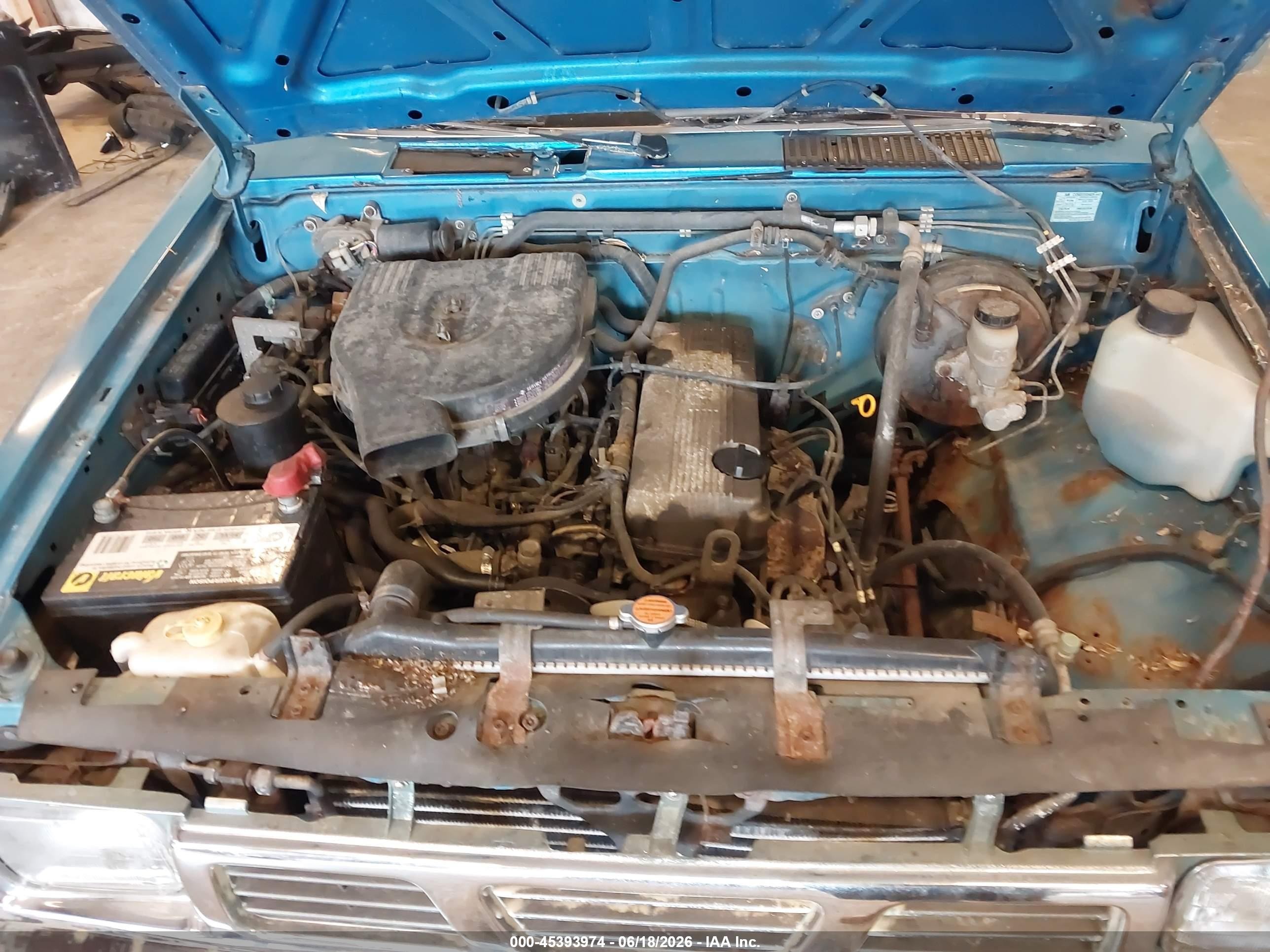 1997 Nissan 4x4 Truck Xe Blue vin: 1N6SD11Y1VC328828