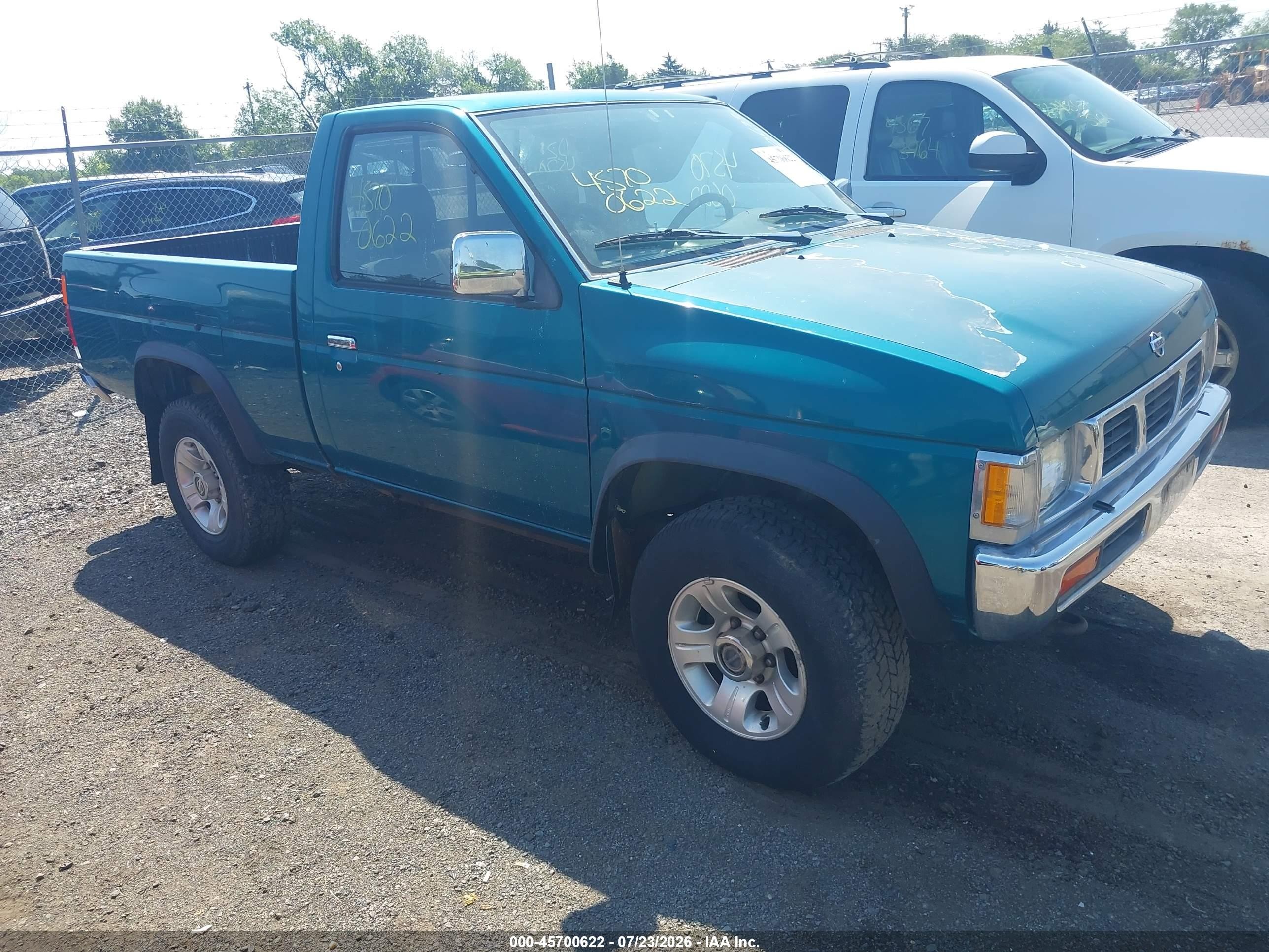 1997 Nissan 4x4 Truck Xe Green vin: 1N6SD11Y3VC347932