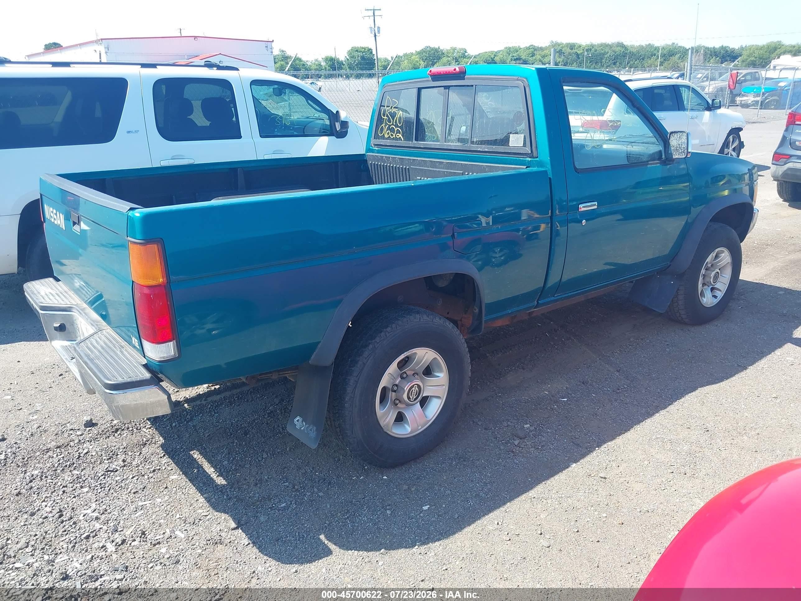 1997 Nissan 4x4 Truck Xe Green vin: 1N6SD11Y3VC347932