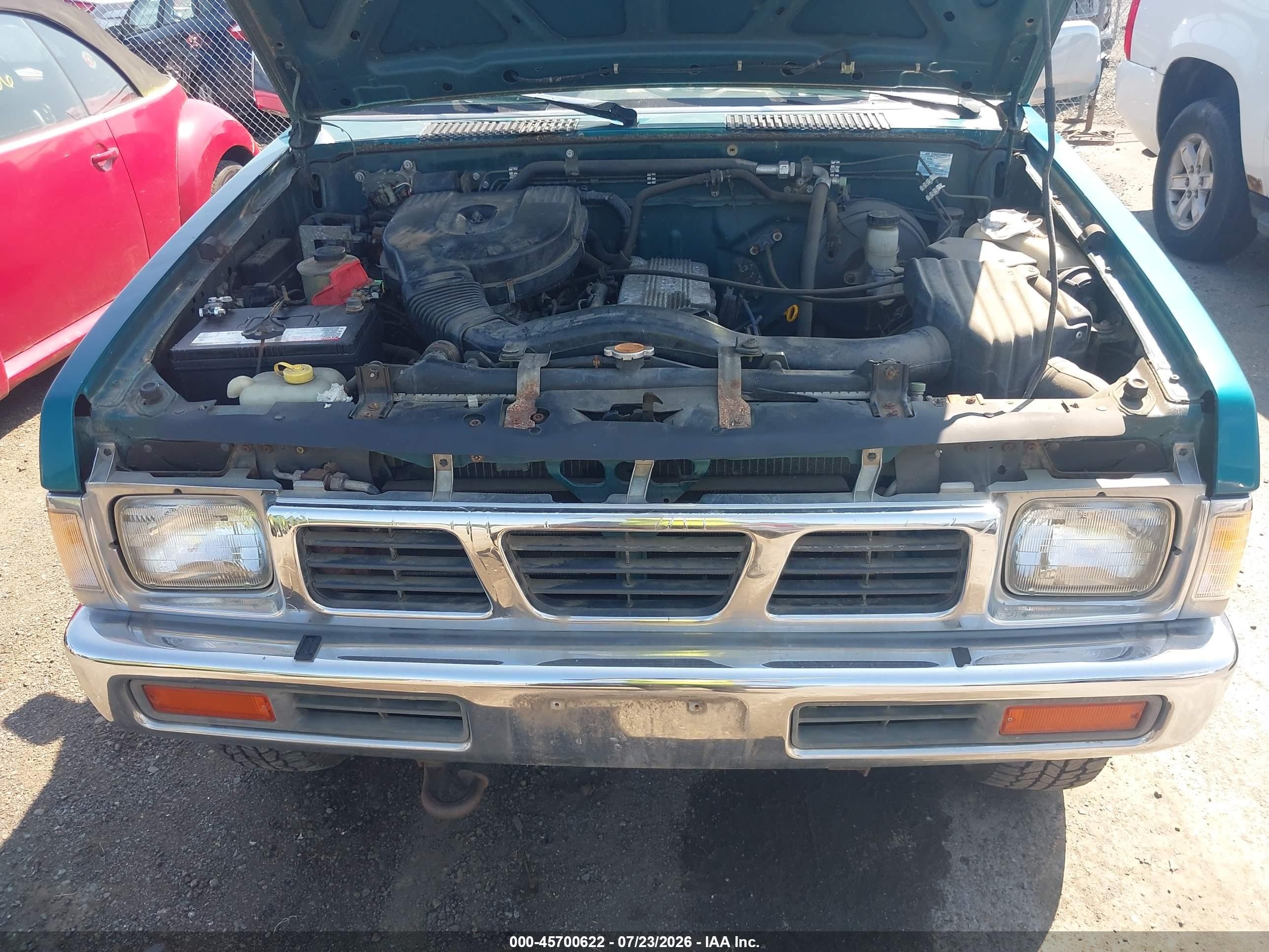 1997 Nissan 4x4 Truck Xe Green vin: 1N6SD11Y3VC347932