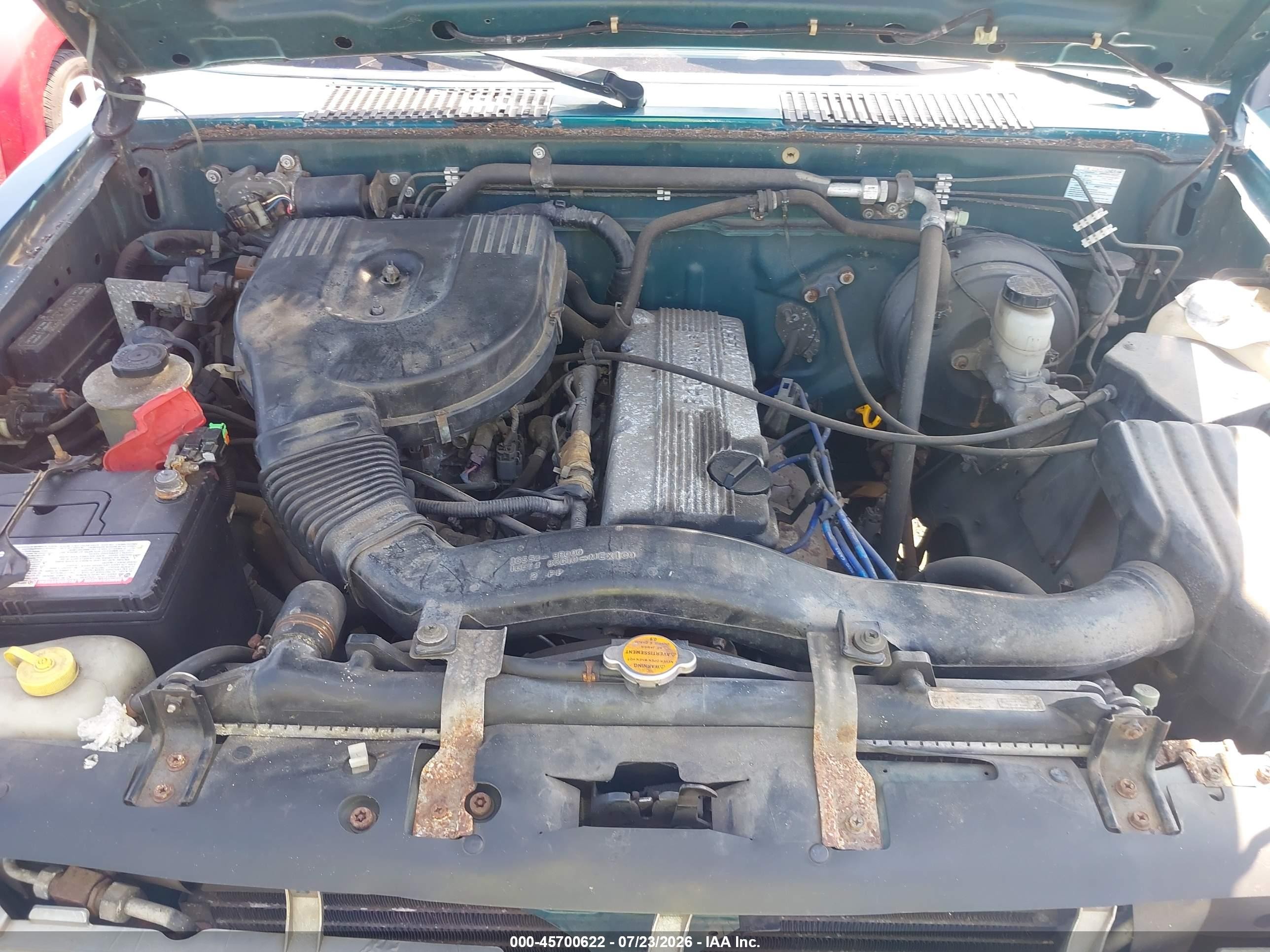 1997 Nissan 4x4 Truck Xe Green vin: 1N6SD11Y3VC347932