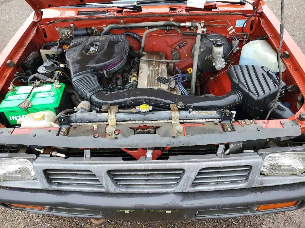 1997 Nissan Pickup Orange vin: 1N6SD11Y3VC351575