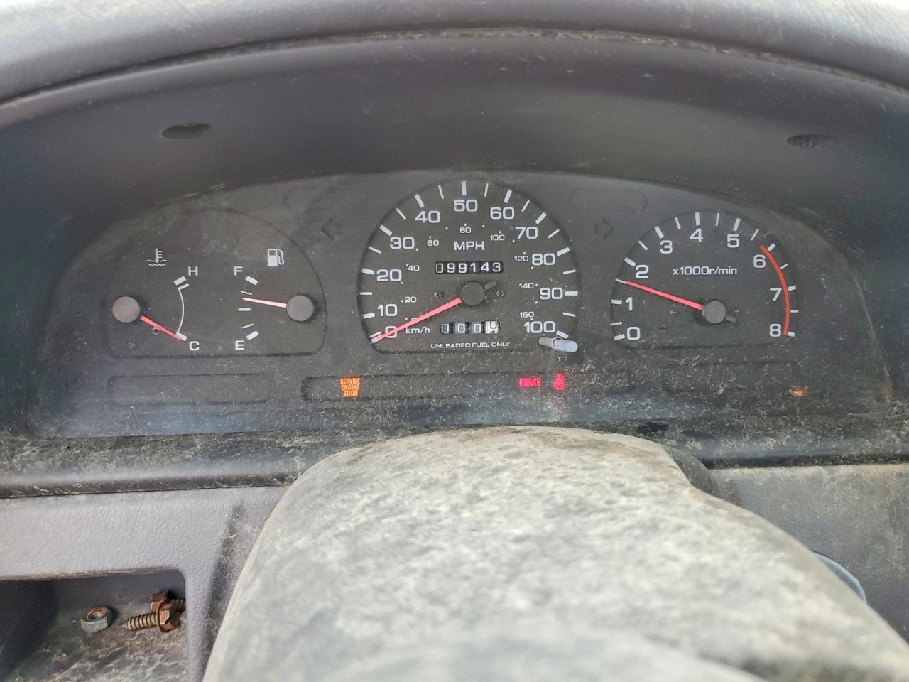 1997 Nissan Pickup Orange vin: 1N6SD11Y3VC351575