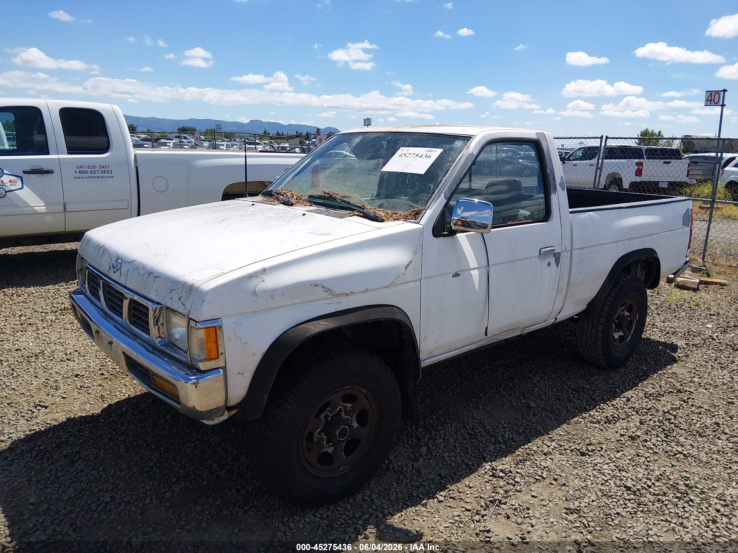 1995 Nissan Truck Xe White vin: 1N6SD11Y6SC410162