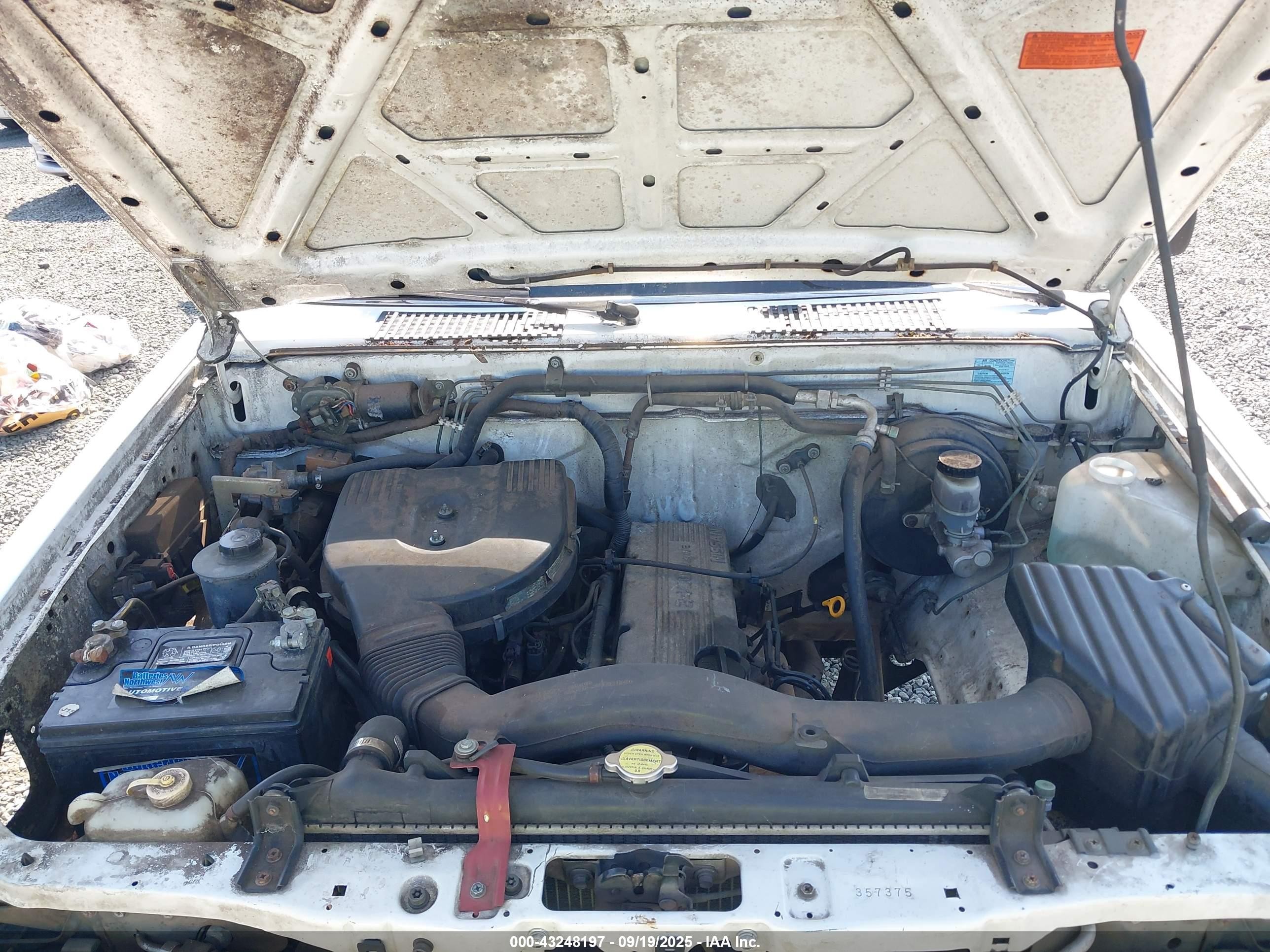 1996 Nissan Truck Xe White vin: 1N6SD11Y7TC357375
