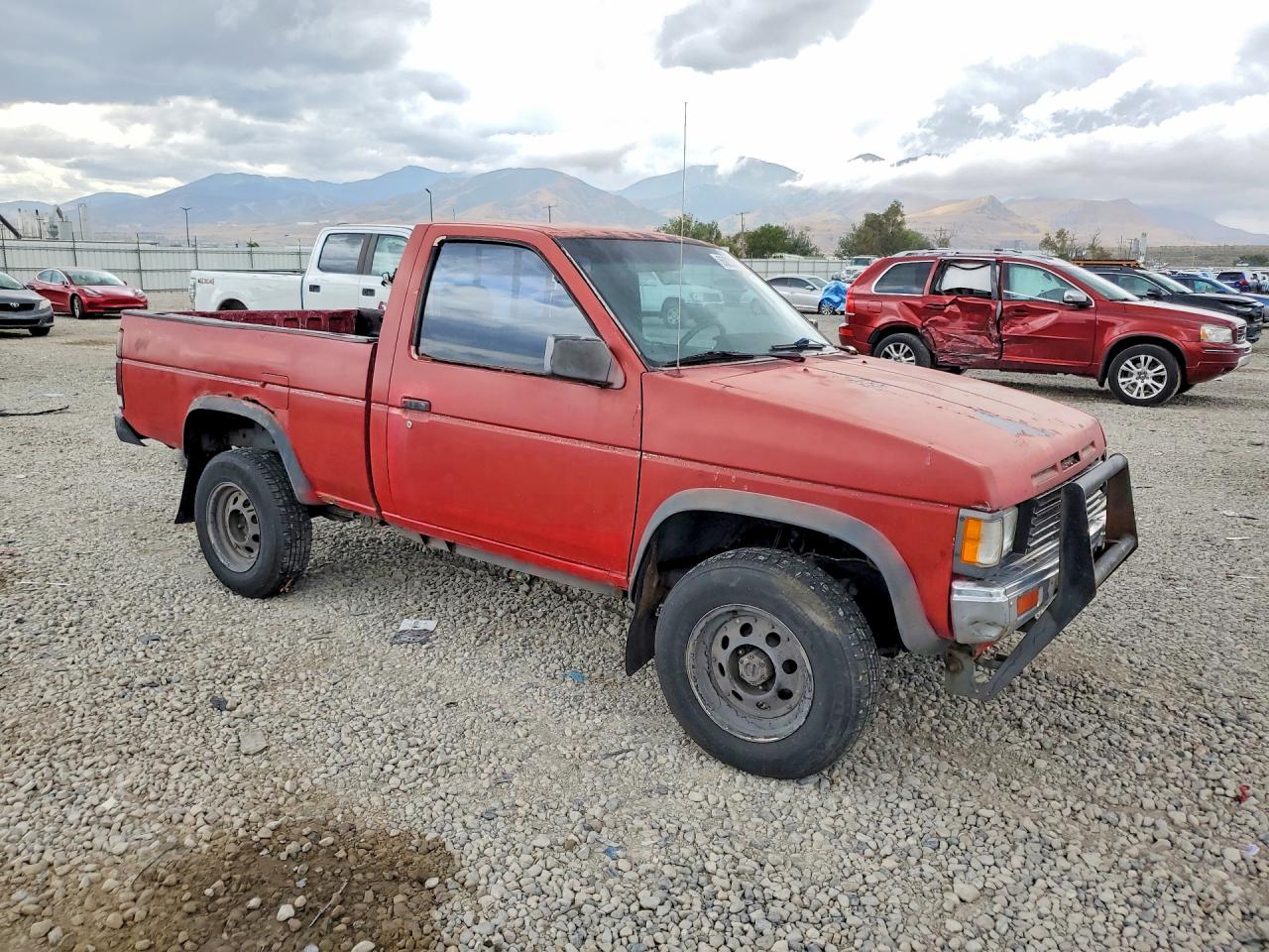 1992 Nissan Truck Base Maroon vin: 1N6SD11Y9NC329872