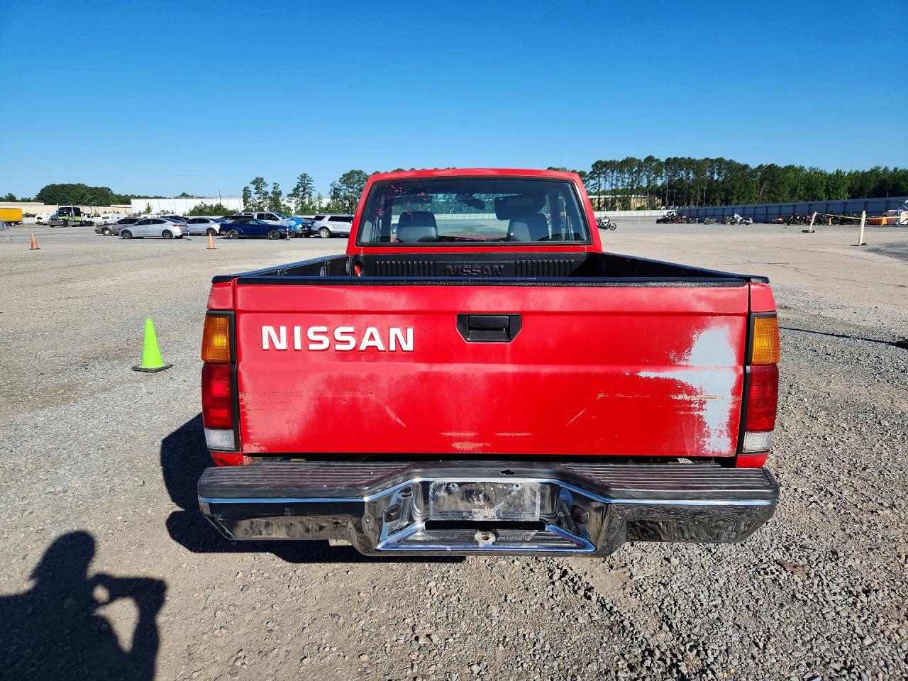 1993 Nissan Truck King Cab Red vin: 1N6SD16S0PC436199