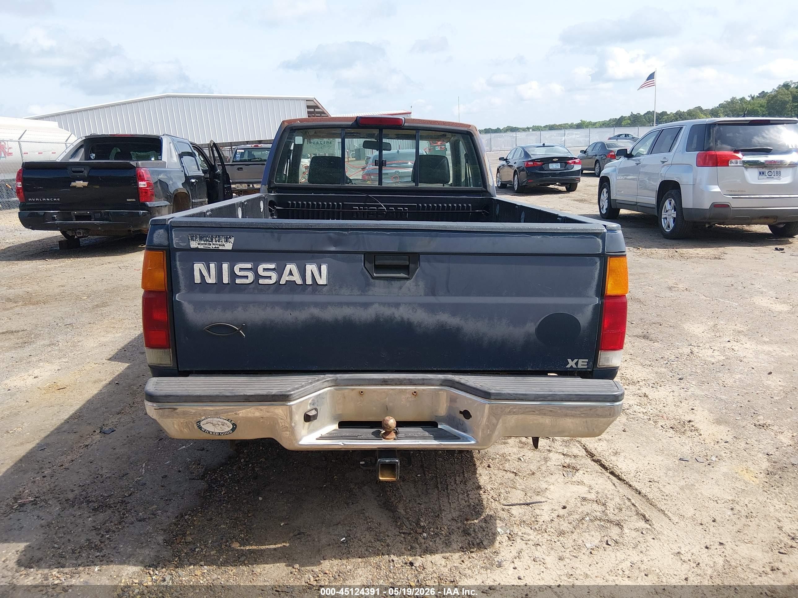 1994 Nissan Truck King Cab Xe Blue vin: 1N6SD16S0RC357151