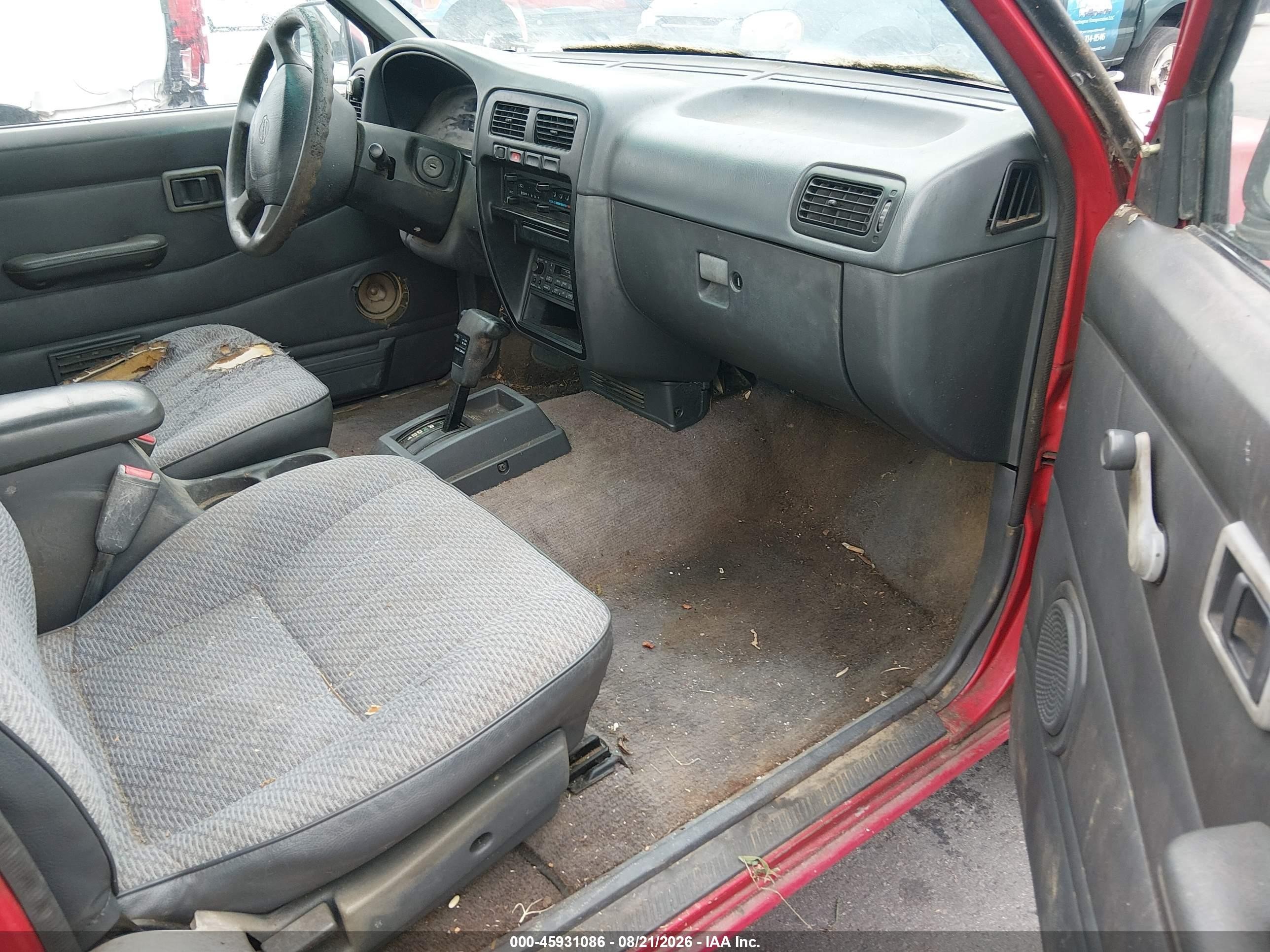 1997 Nissan 4x2 Truck Se/xe Red vin: 1N6SD16S0VC400154