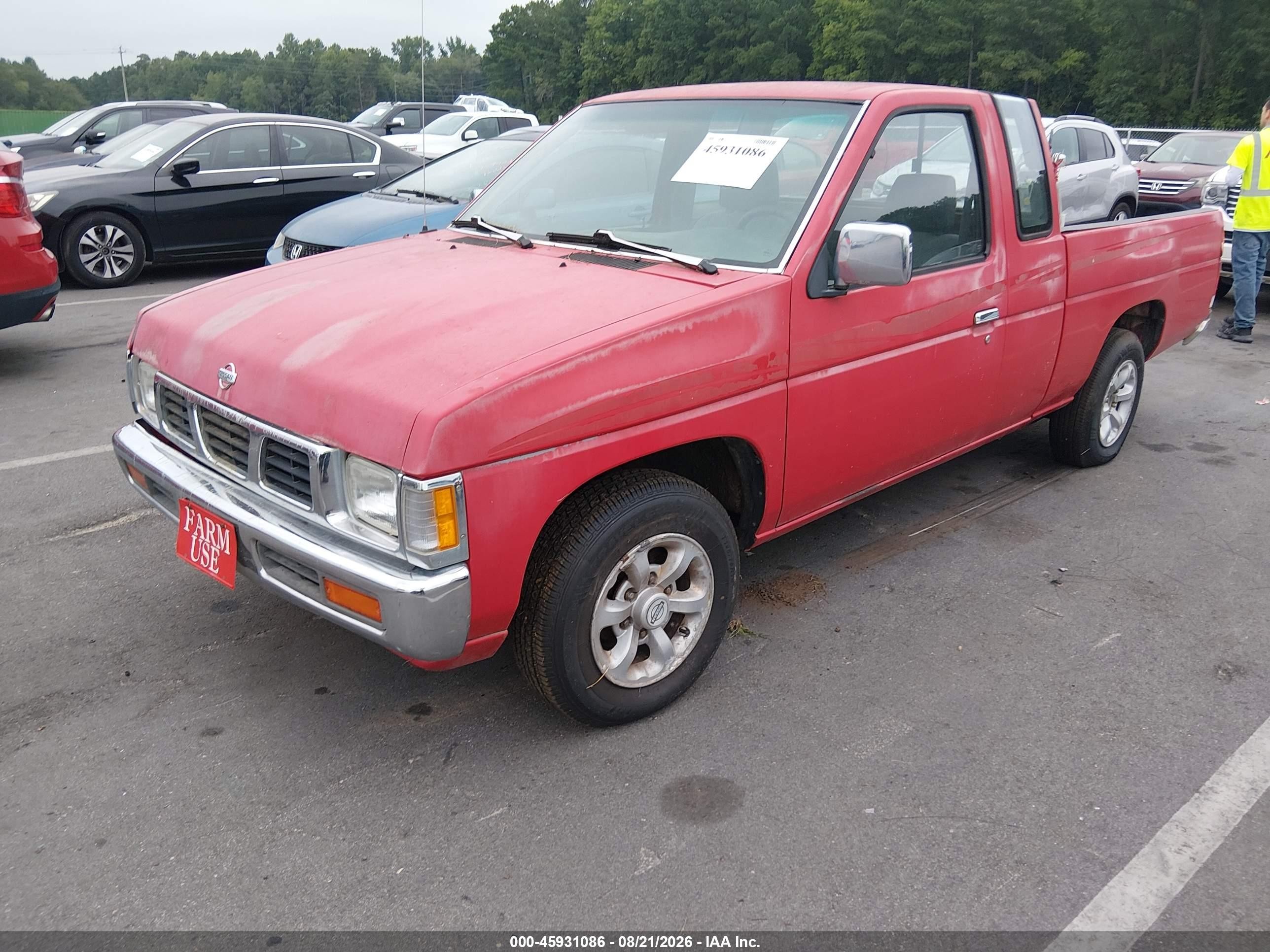 1997 Nissan 4x2 Truck Se/xe Red vin: 1N6SD16S0VC400154