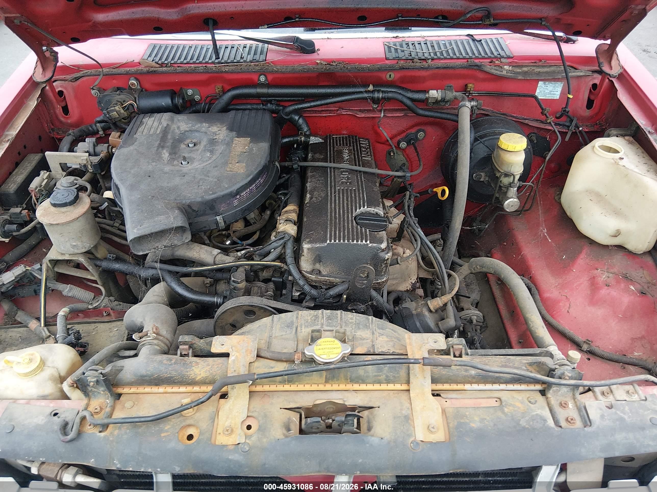 1997 Nissan 4x2 Truck Se/xe Red vin: 1N6SD16S0VC400154