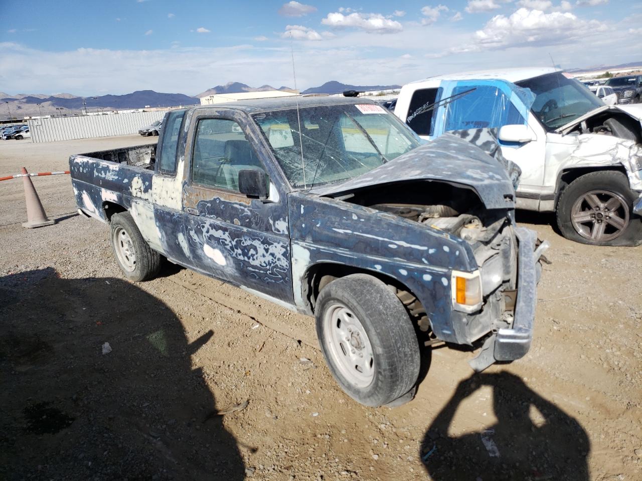 1990 Nissan D21 King Cab Gray vin: 1N6SD16S1LC317958