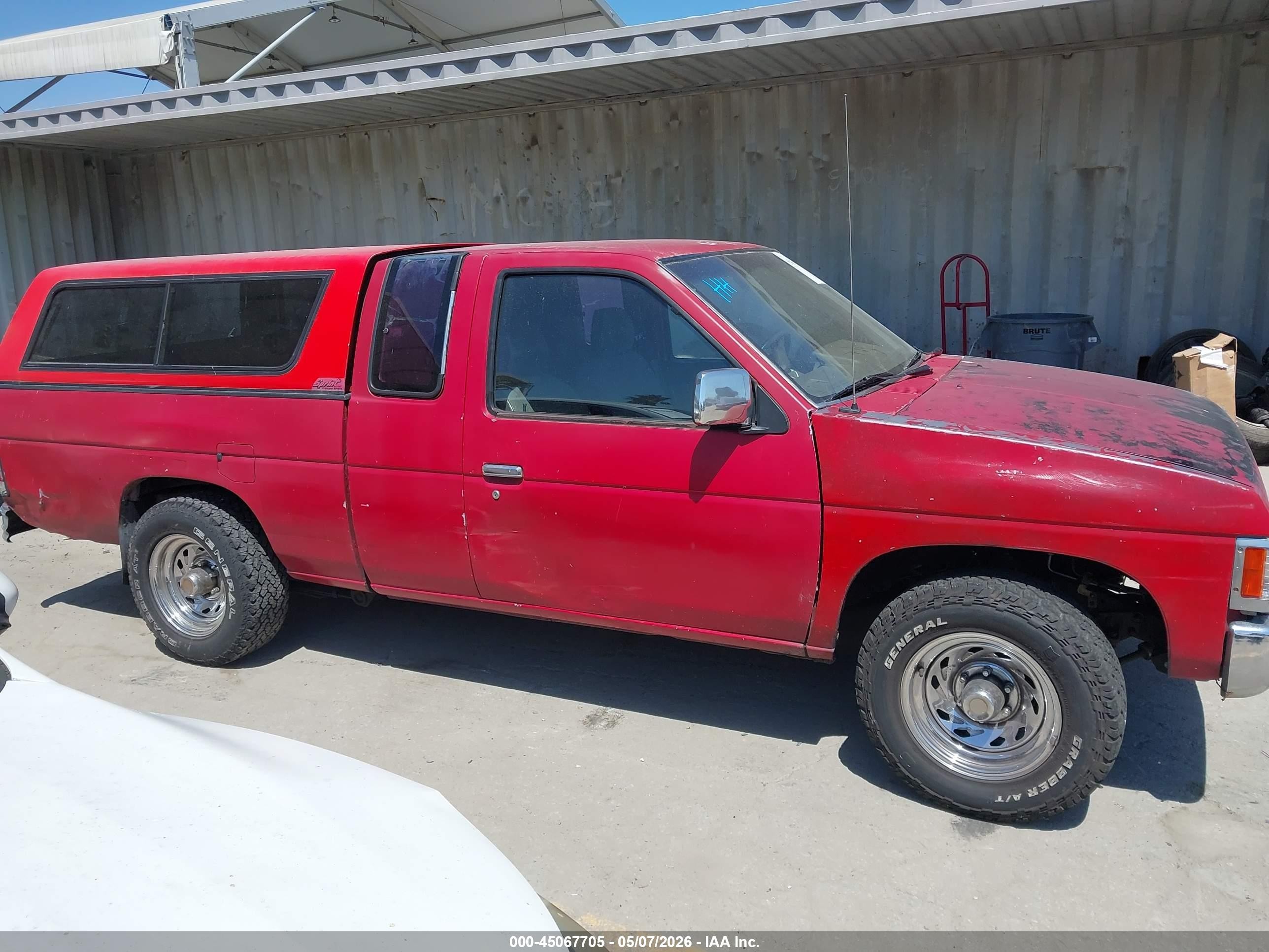 1991 Nissan Truck King Cab Red vin: 1N6SD16S1MC331537