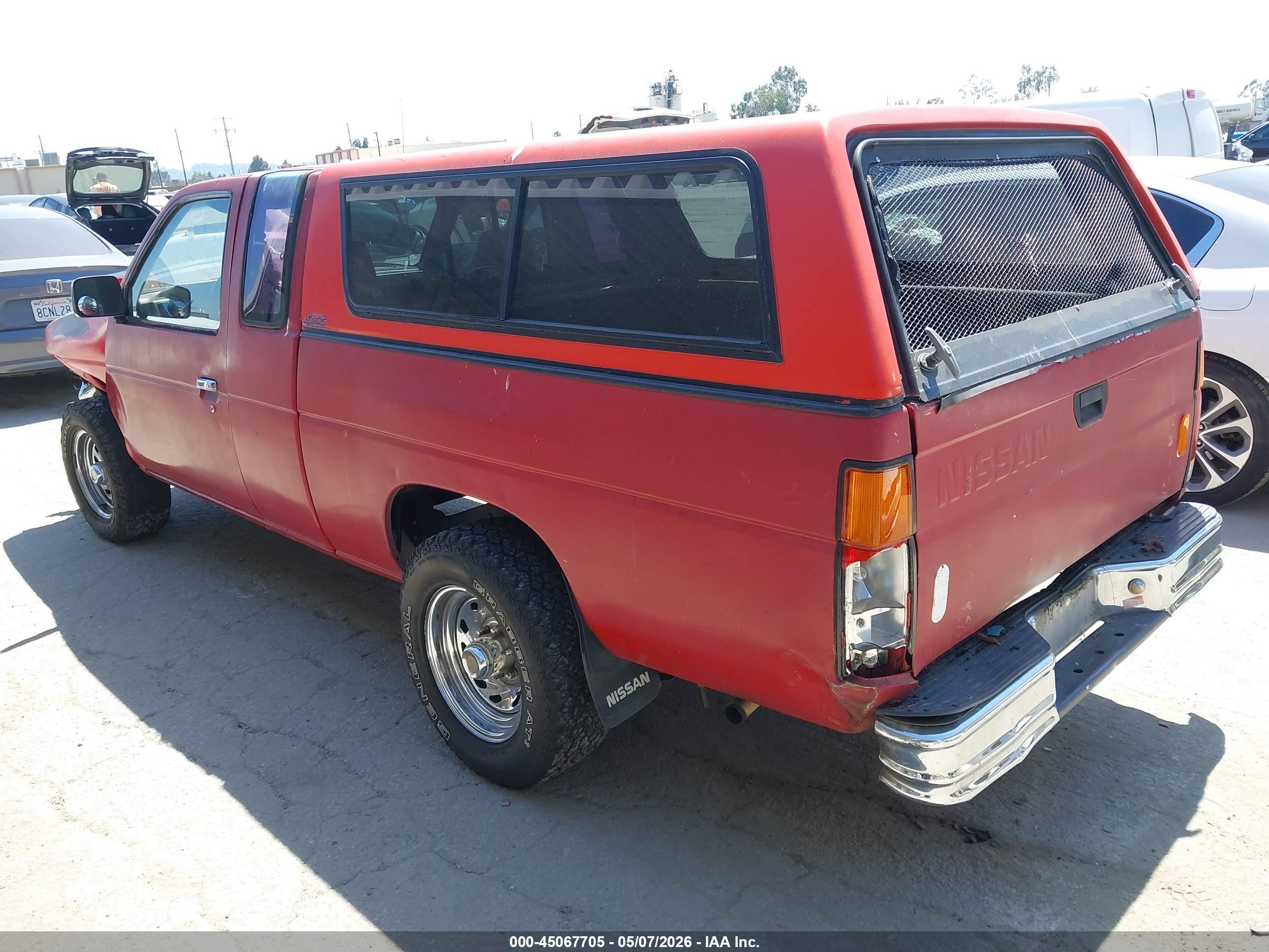 1991 Nissan Truck King Cab Red vin: 1N6SD16S1MC331537