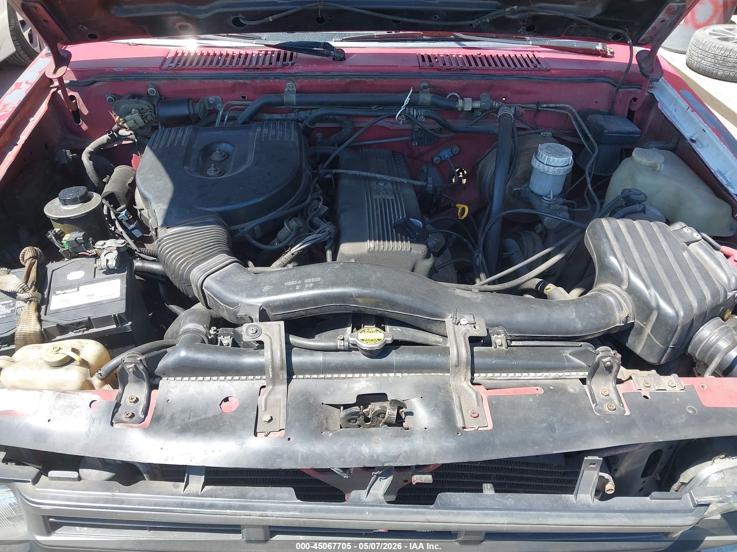 1991 Nissan Truck King Cab Red vin: 1N6SD16S1MC331537