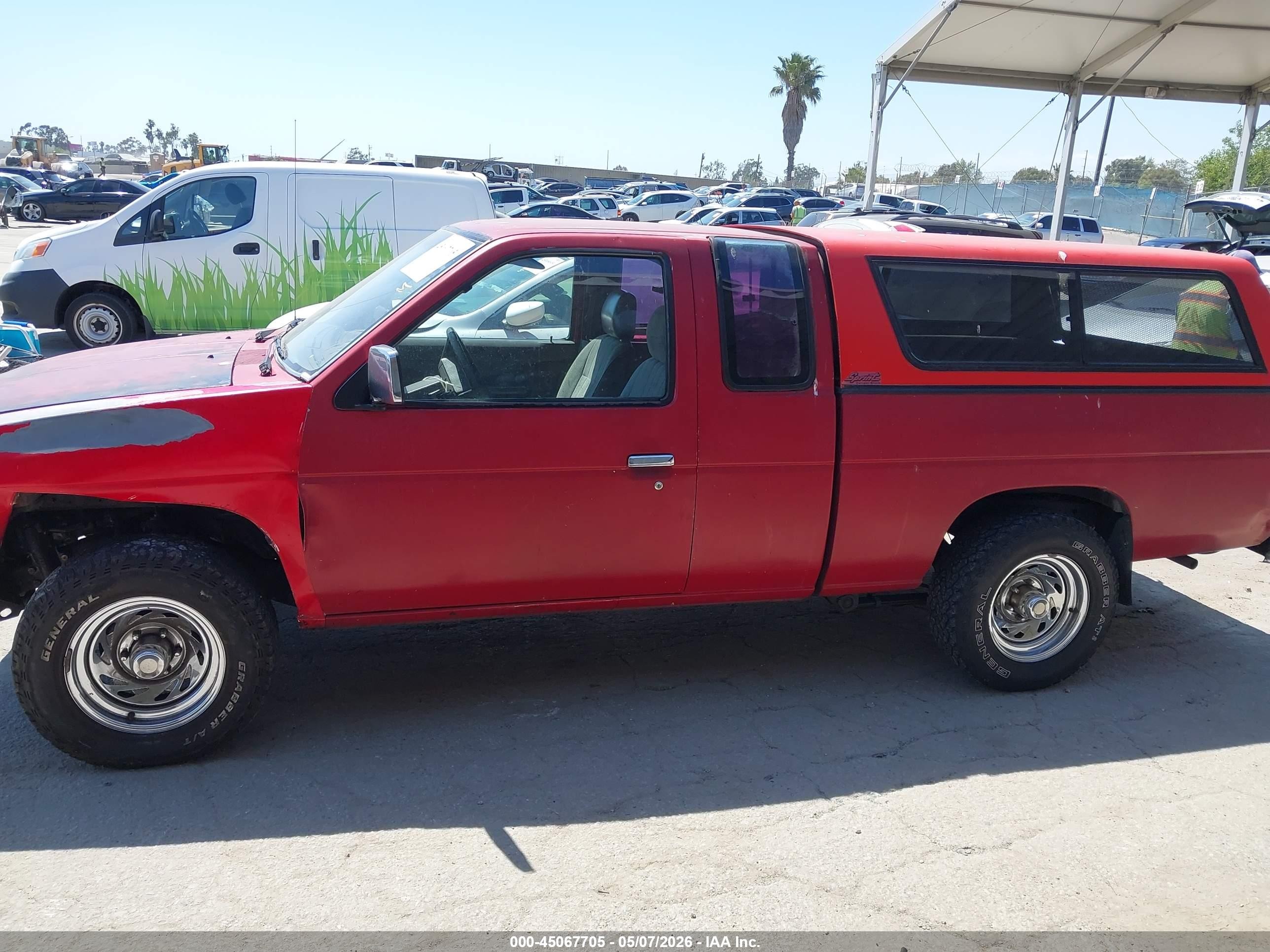 1991 Nissan Truck King Cab Red vin: 1N6SD16S1MC331537