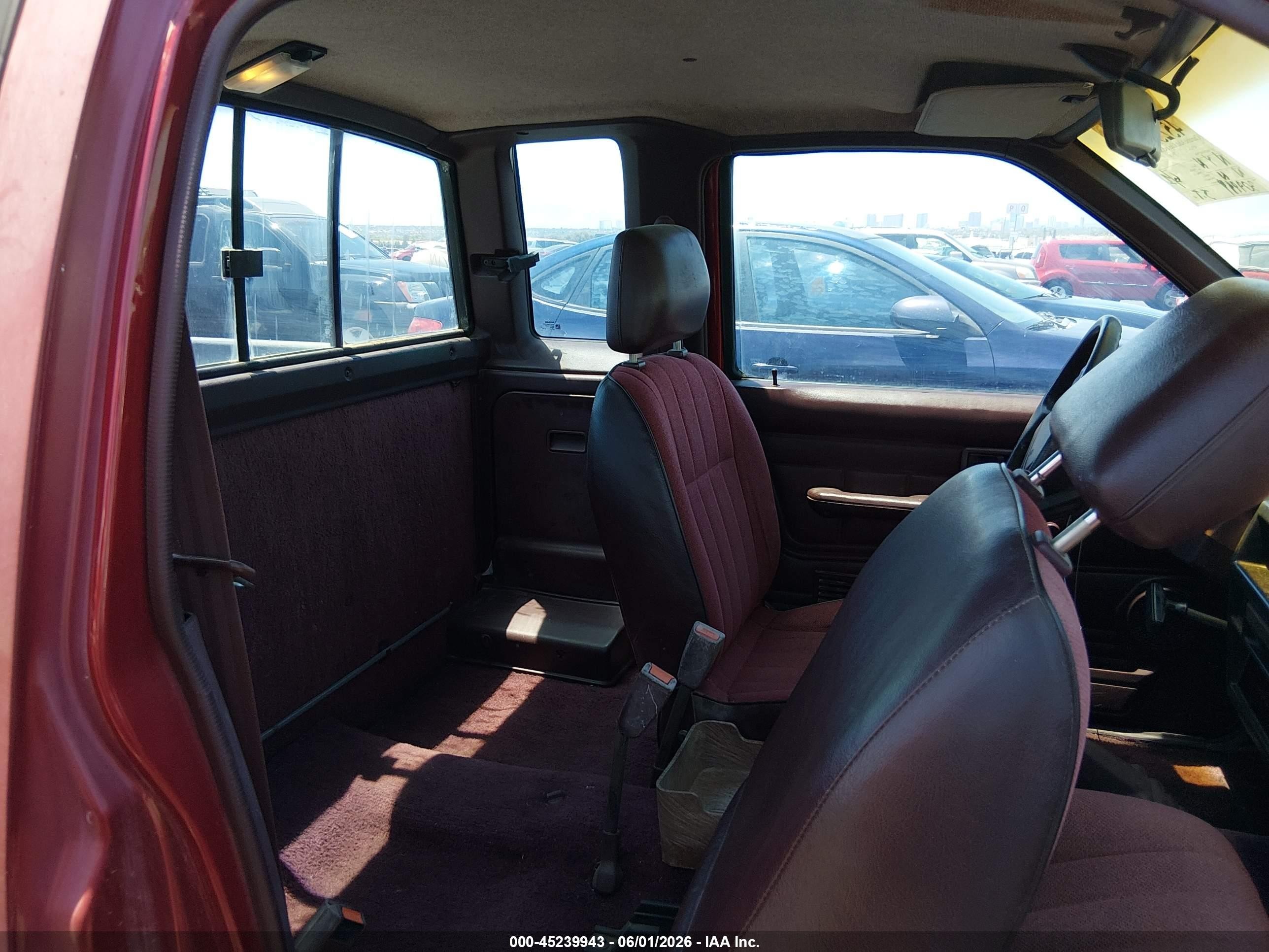 1991 Nissan Truck King Cab Red vin: 1N6SD16S1MC390698