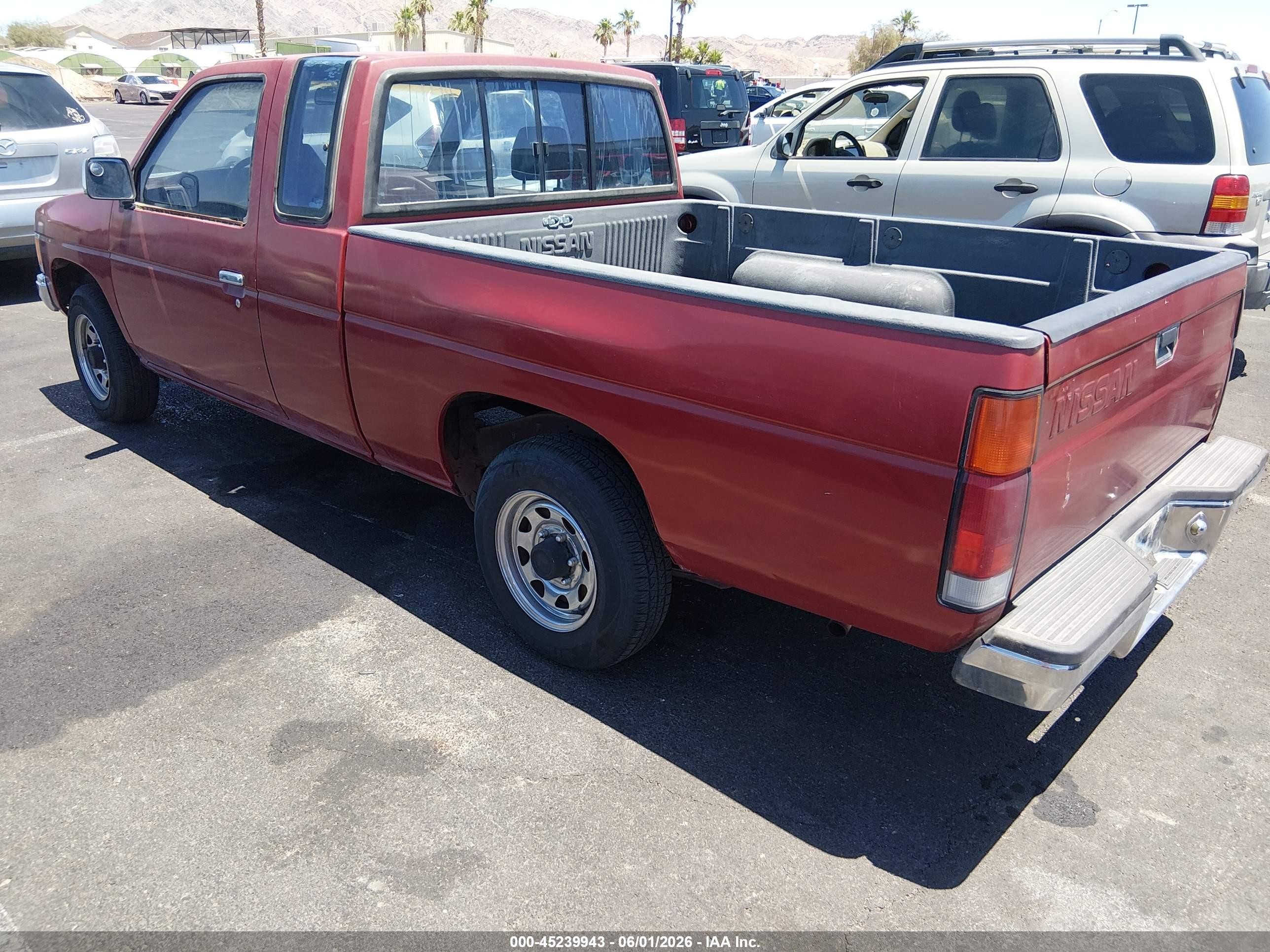 1991 Nissan Truck King Cab Red vin: 1N6SD16S1MC390698