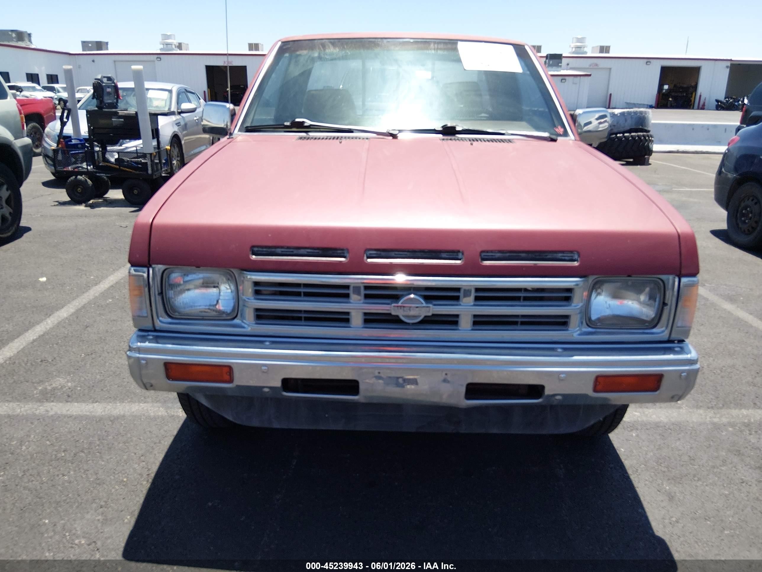 1991 Nissan Truck King Cab Red vin: 1N6SD16S1MC390698