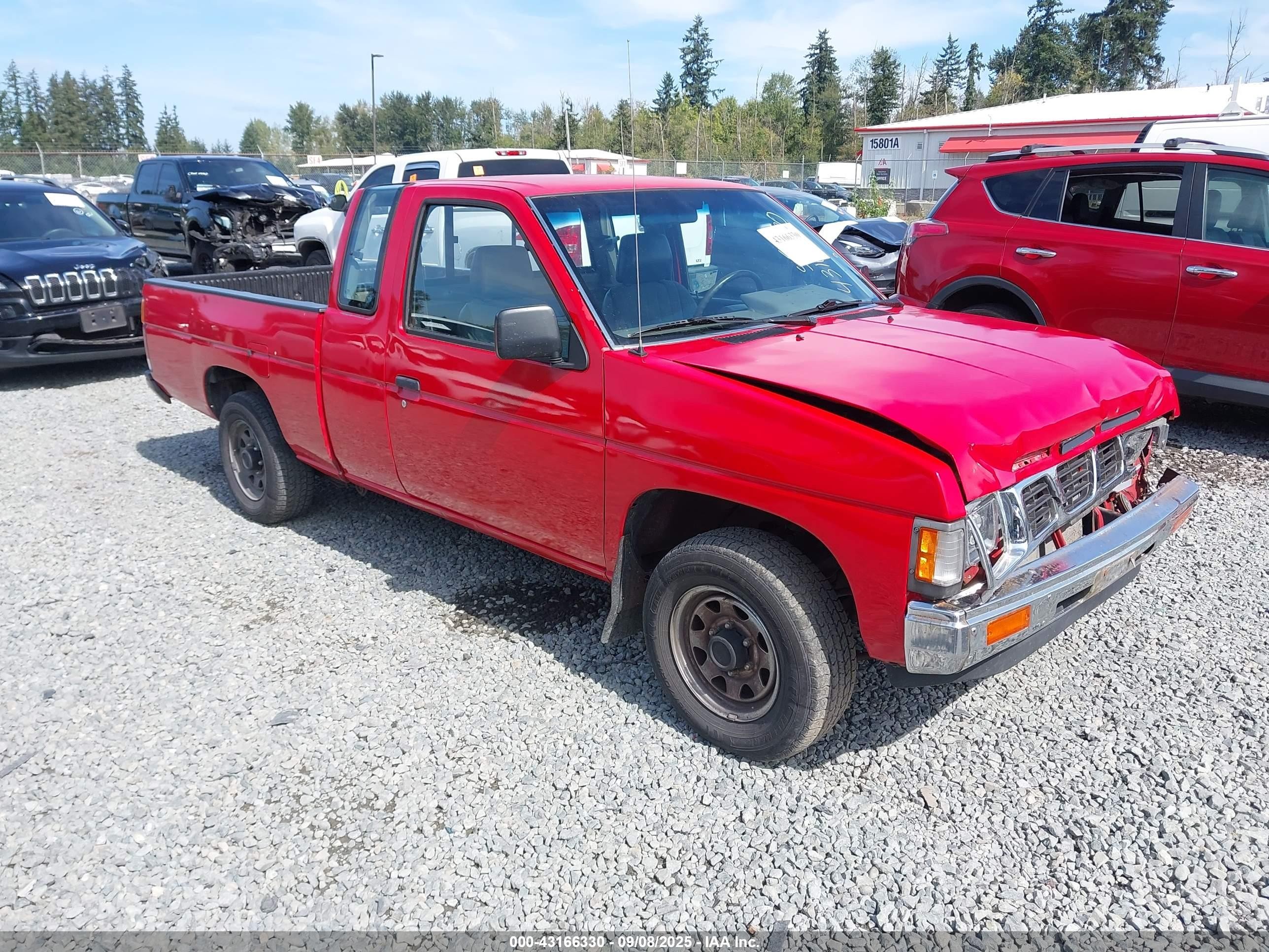 1991 Nissan Truck King Cab Red vin: 1N6SD16S1MC399921