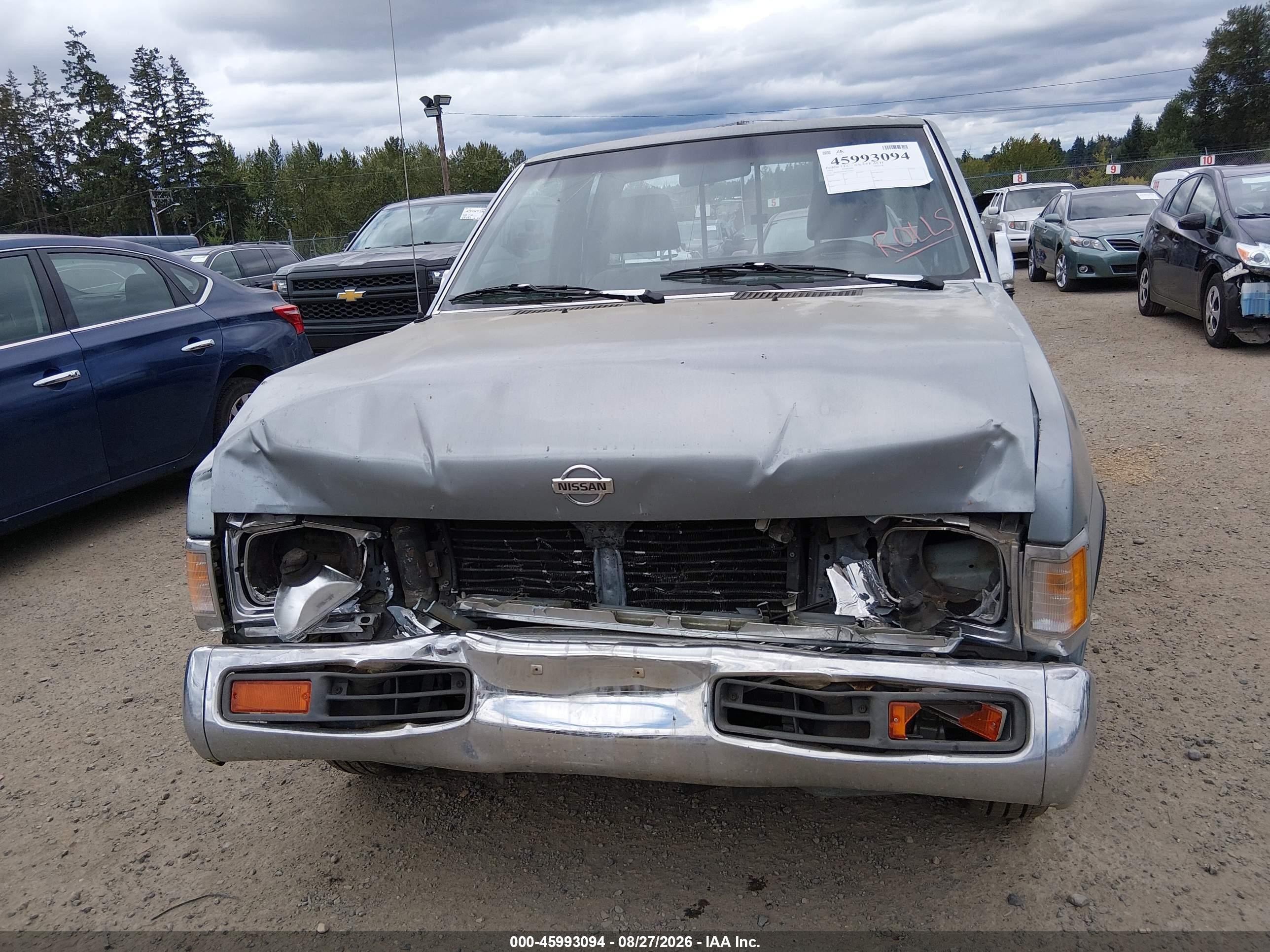1993 Nissan Truck King Cab Light Blue vin: 1N6SD16S1PC319425