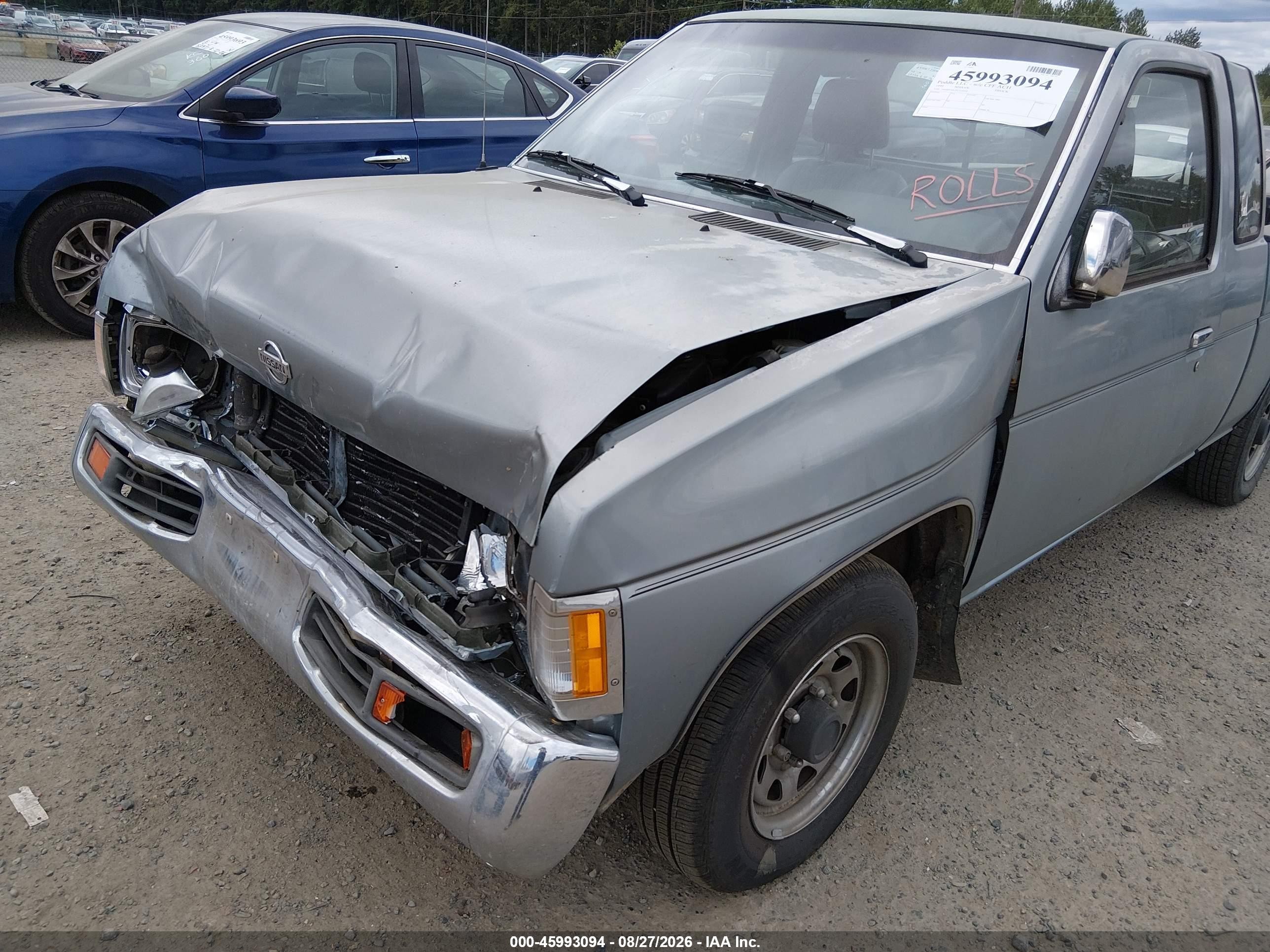 1993 Nissan Truck King Cab Light Blue vin: 1N6SD16S1PC319425