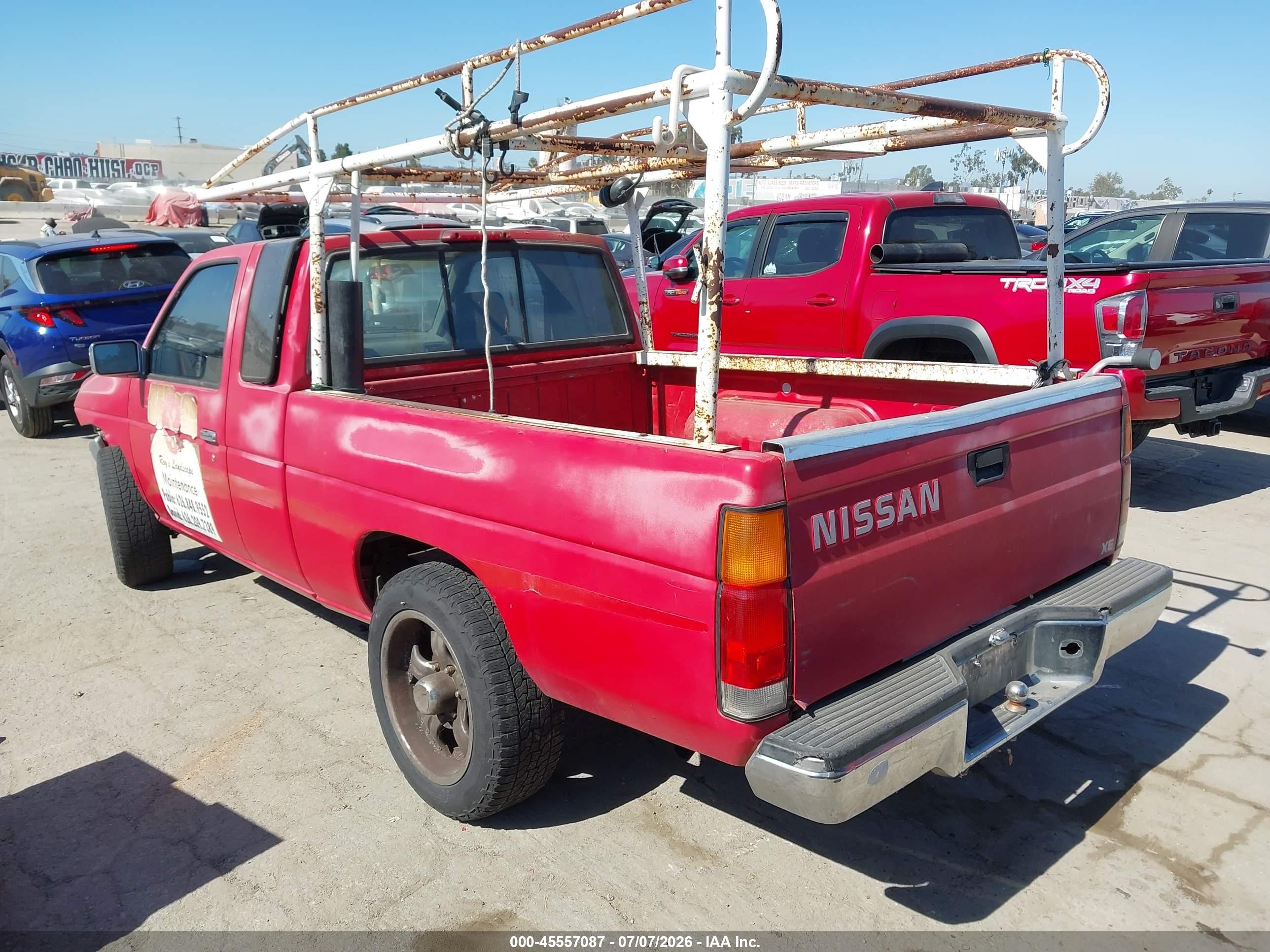 1995 Nissan Truck King Cab Xe Красный vin: 1N6SD16S1SC427486