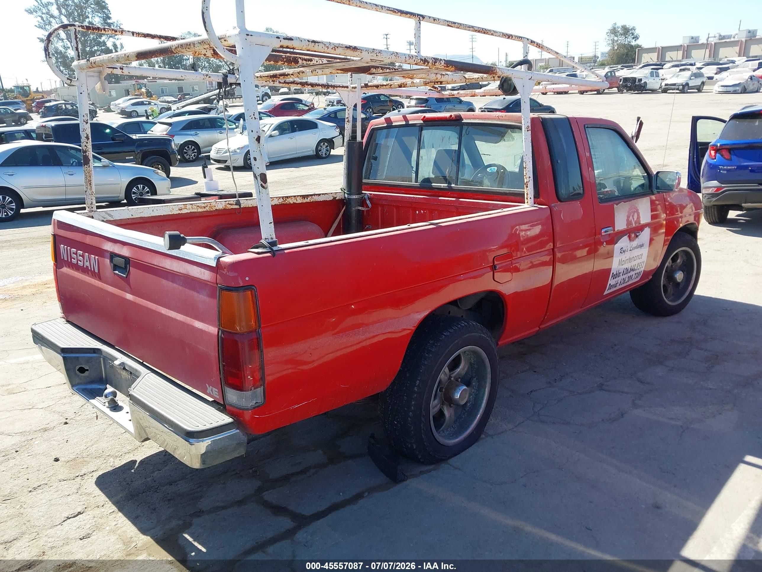 1995 Nissan Truck King Cab Xe Красный vin: 1N6SD16S1SC427486