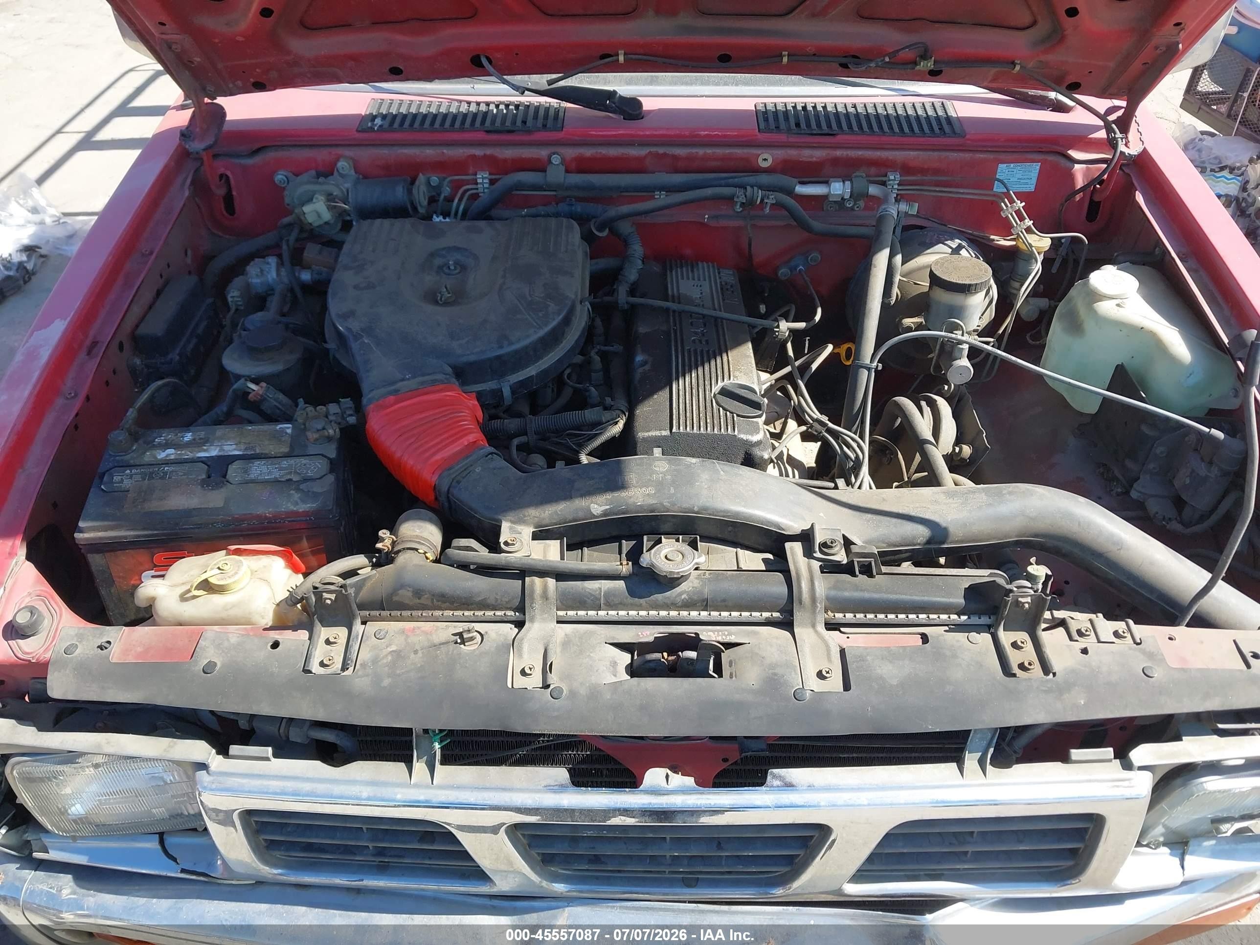 1995 Nissan Truck King Cab Xe Красный vin: 1N6SD16S1SC427486