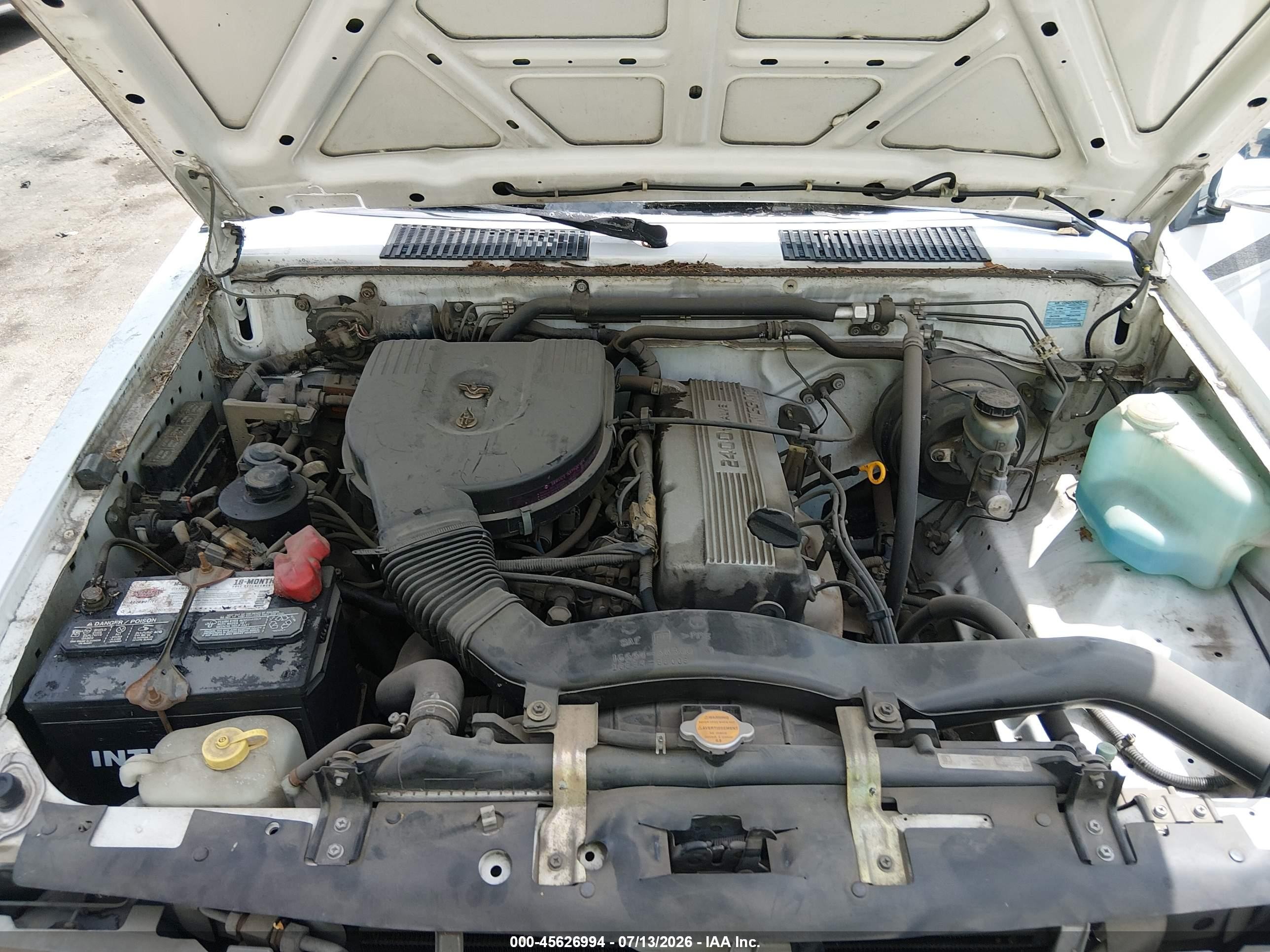 1997 Nissan 4x2 Truck Se/xe White vin: 1N6SD16S1VC350140