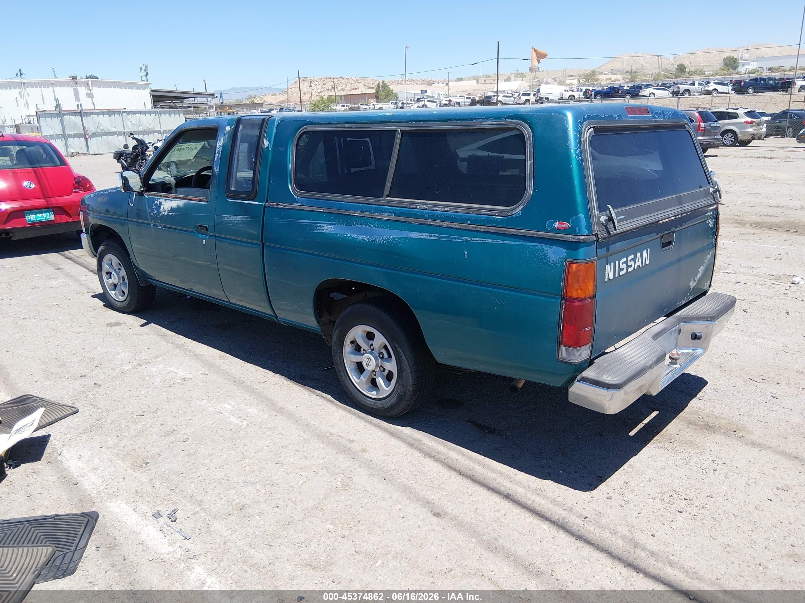 1996 Nissan Truck King Cab Se/king Cab Xe Green vin: 1N6SD16S2TC305897