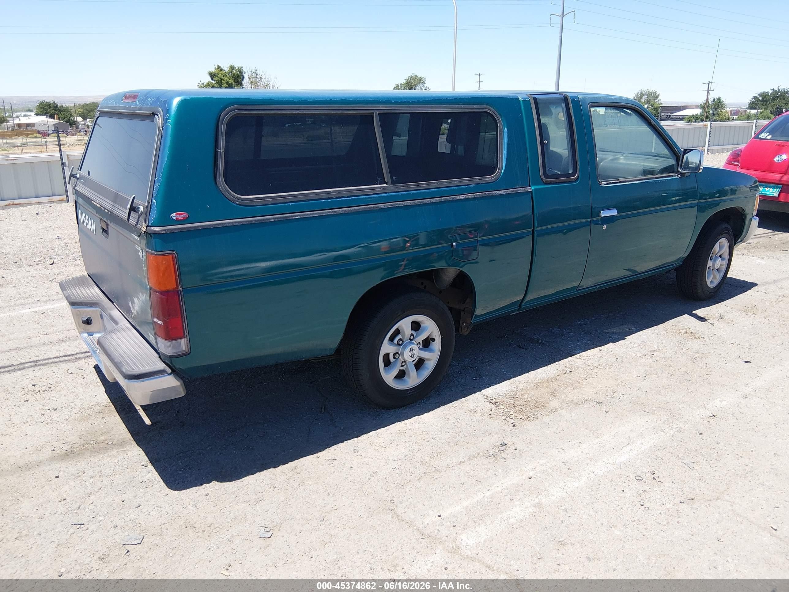 1996 Nissan Truck King Cab Se/king Cab Xe Green vin: 1N6SD16S2TC305897