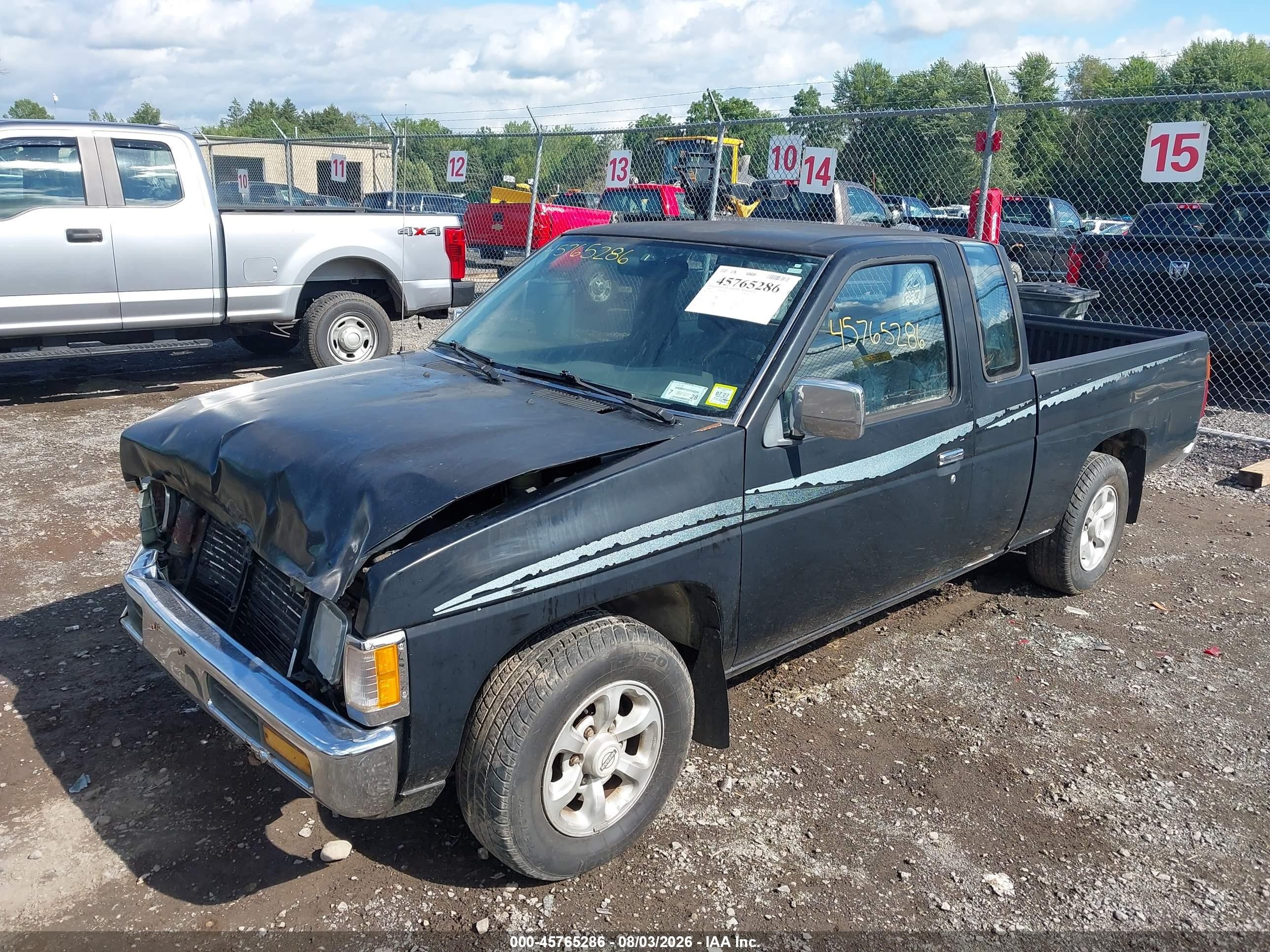 1996 Nissan Truck King Cab Se/king Cab Xe Black vin: 1N6SD16S2TC348698