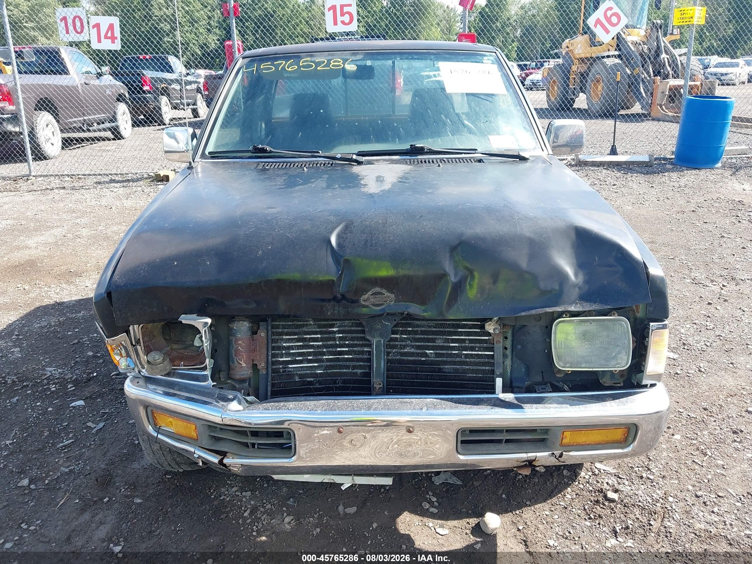 1996 Nissan Truck King Cab Se/king Cab Xe Black vin: 1N6SD16S2TC348698