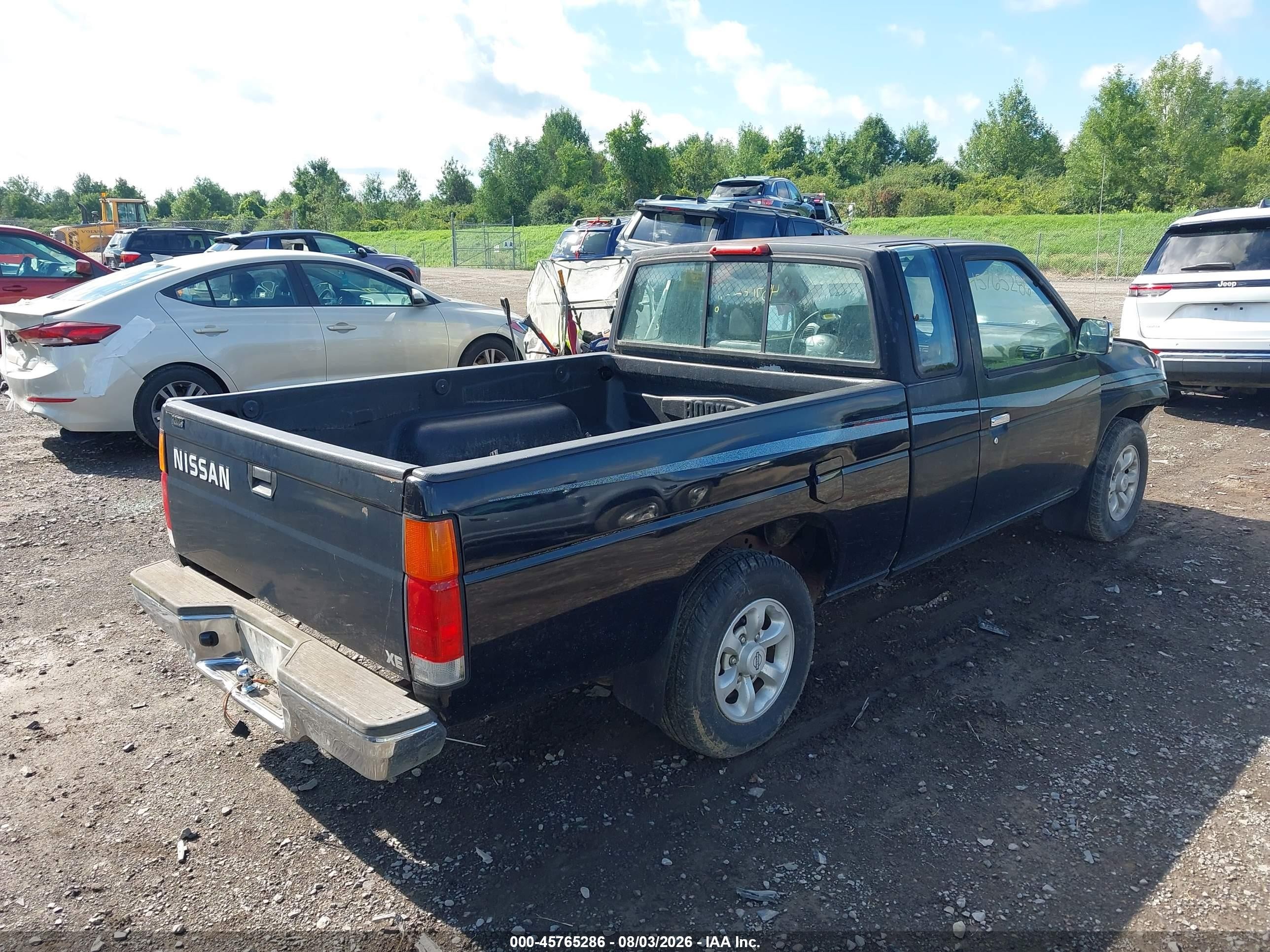 1996 Nissan Truck King Cab Se/king Cab Xe Black vin: 1N6SD16S2TC348698