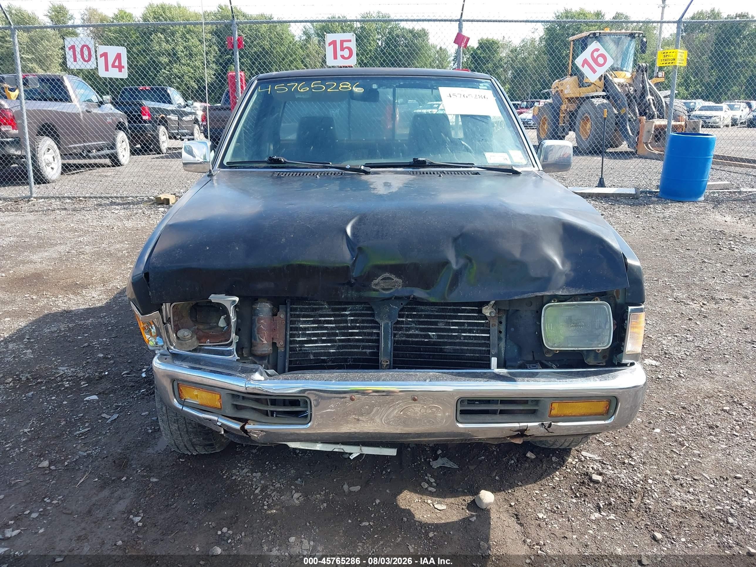 1996 Nissan Truck King Cab Se/king Cab Xe Black vin: 1N6SD16S2TC348698