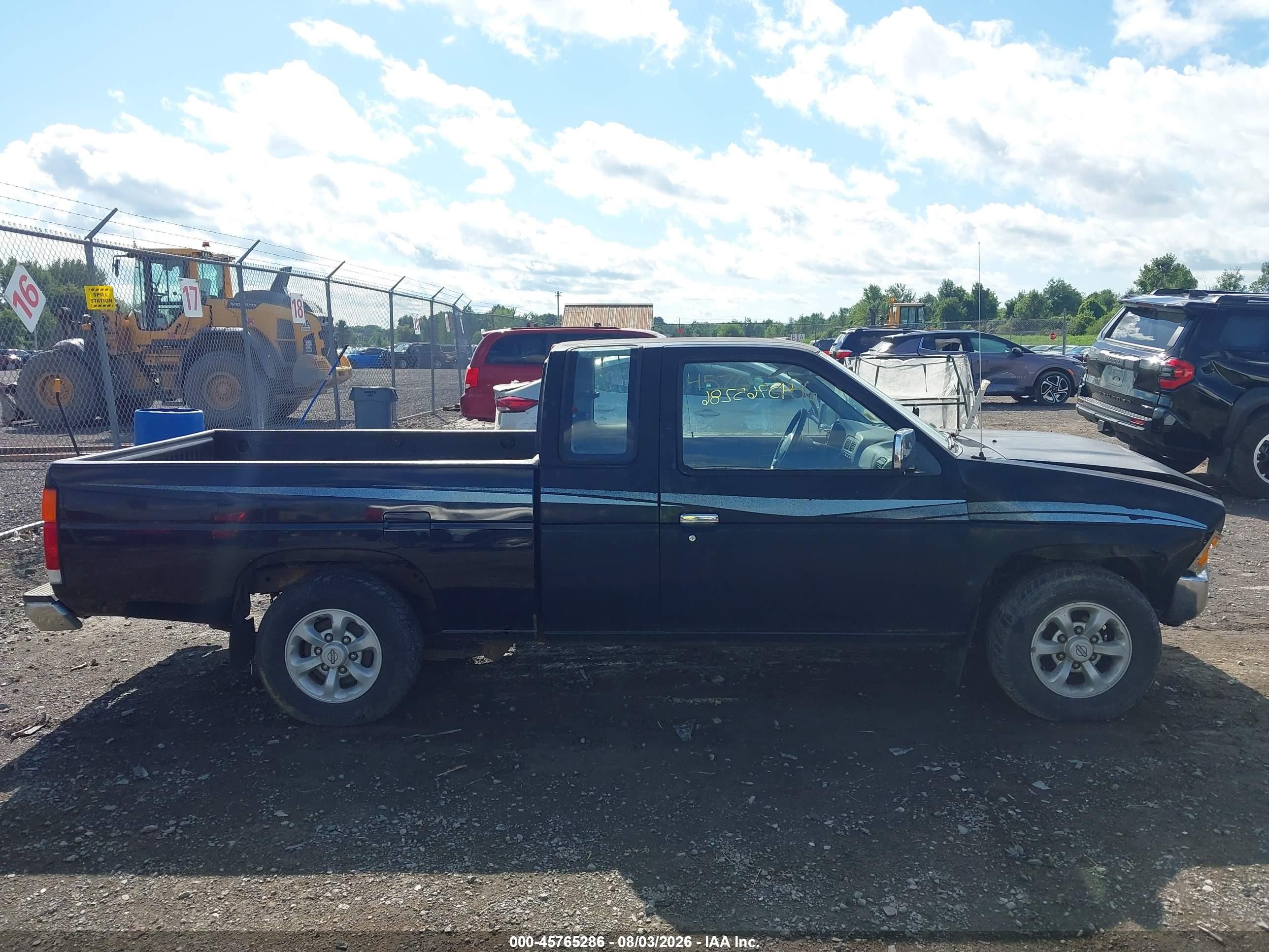 1996 Nissan Truck King Cab Se/king Cab Xe Black vin: 1N6SD16S2TC348698