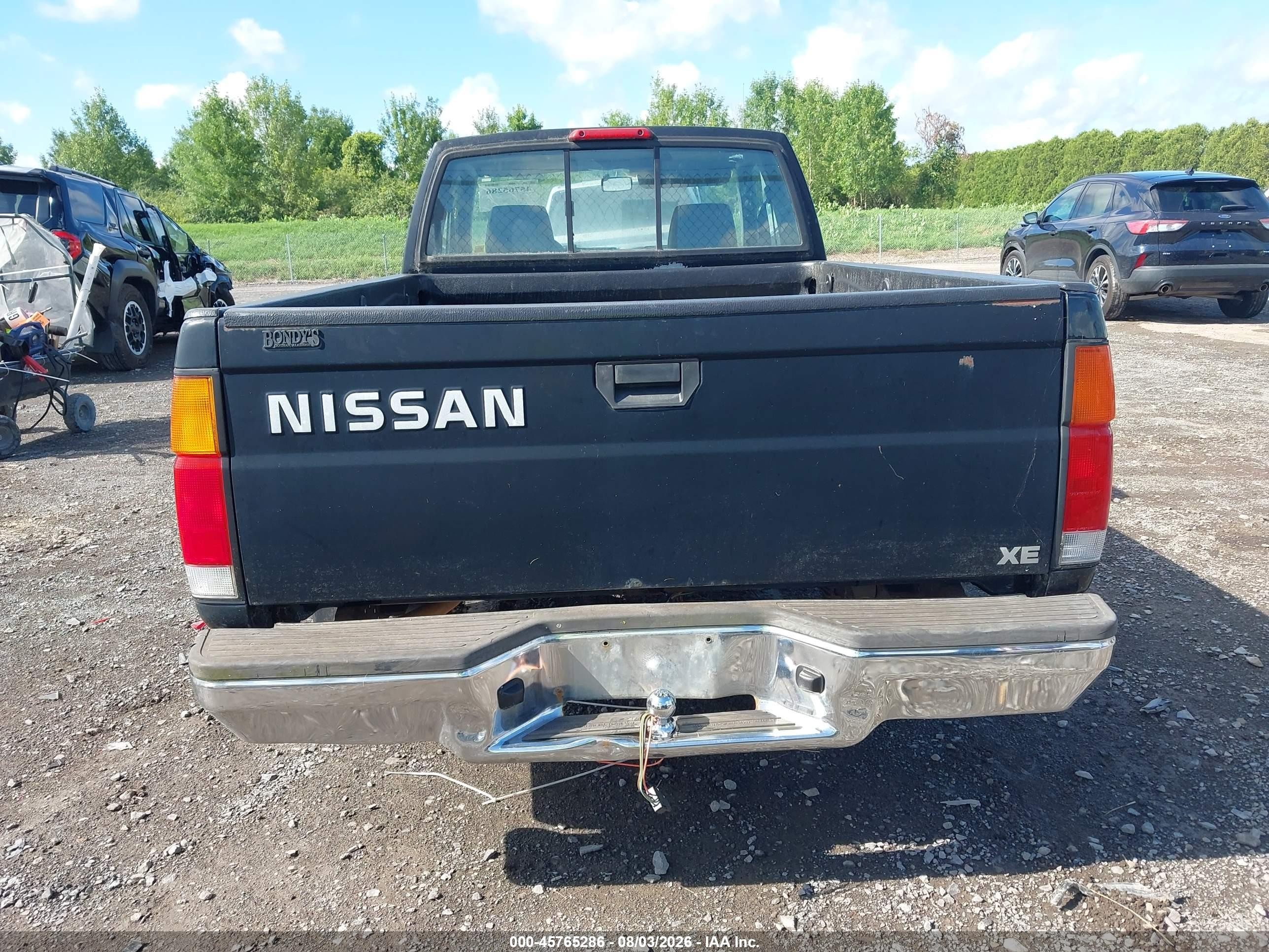 1996 Nissan Truck King Cab Se/king Cab Xe Black vin: 1N6SD16S2TC348698