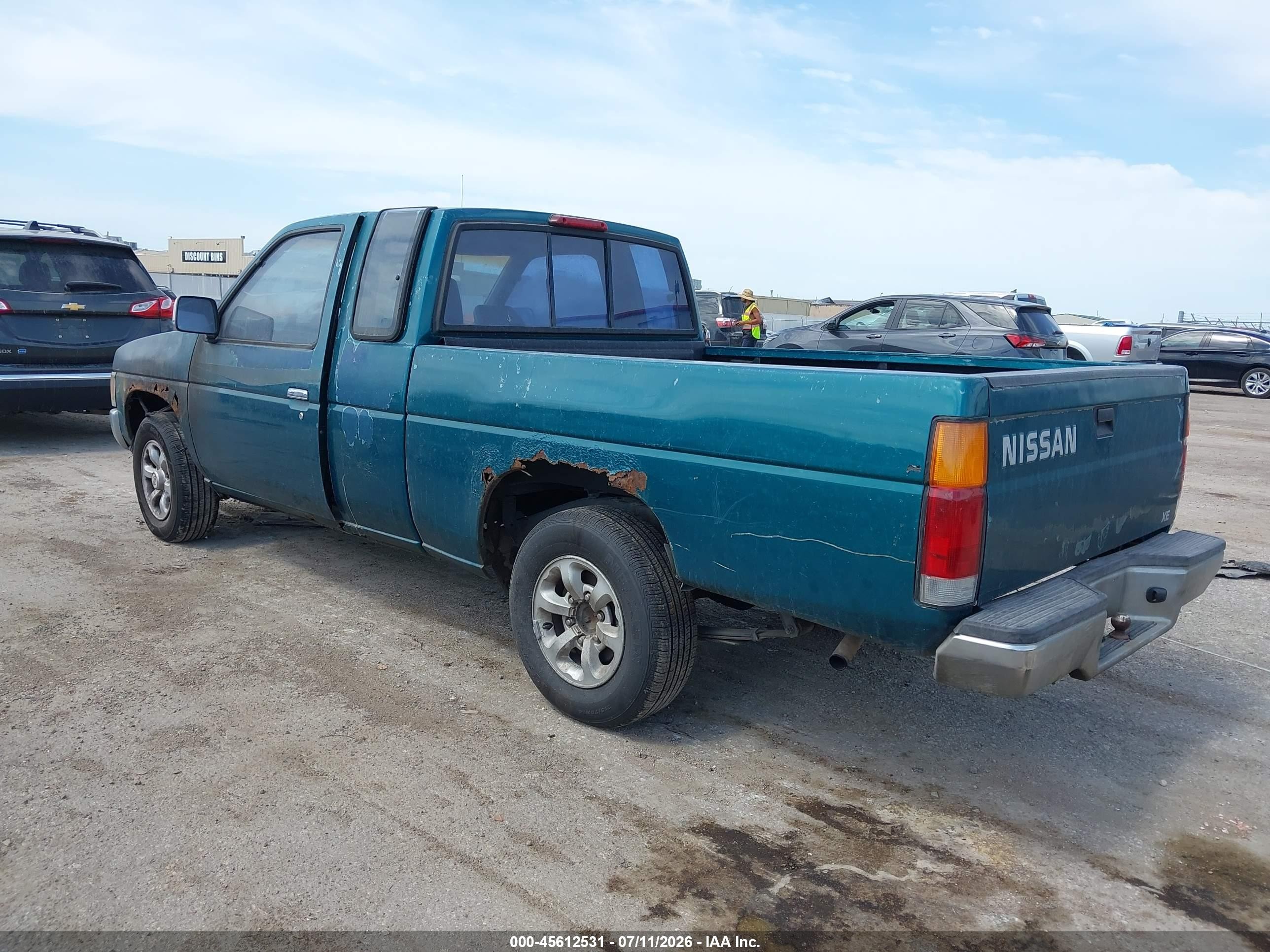 1997 Nissan 4x2 Truck Se/xe Green vin: 1N6SD16S3VC424187