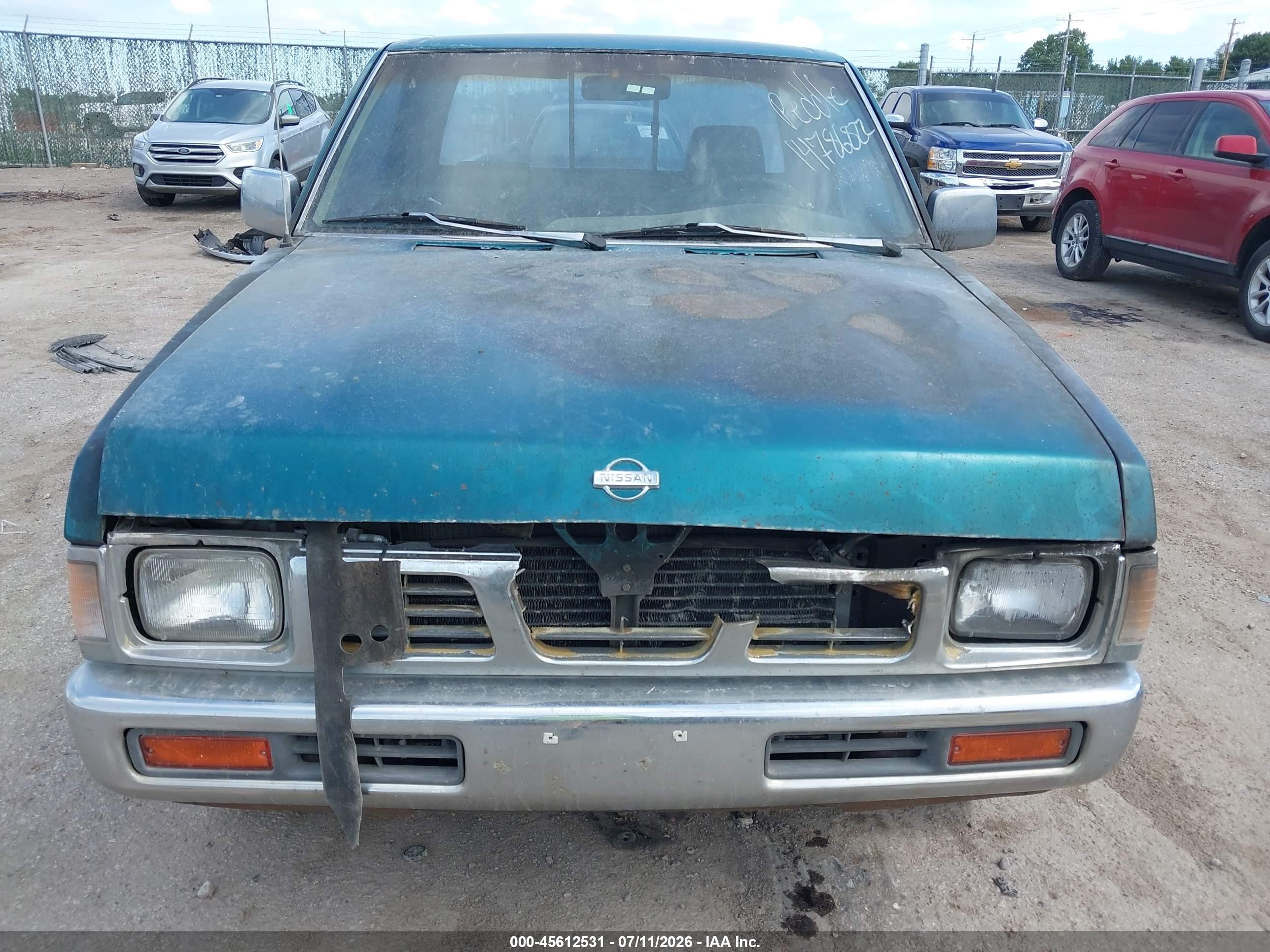 1997 Nissan 4x2 Truck Se/xe Green vin: 1N6SD16S3VC424187