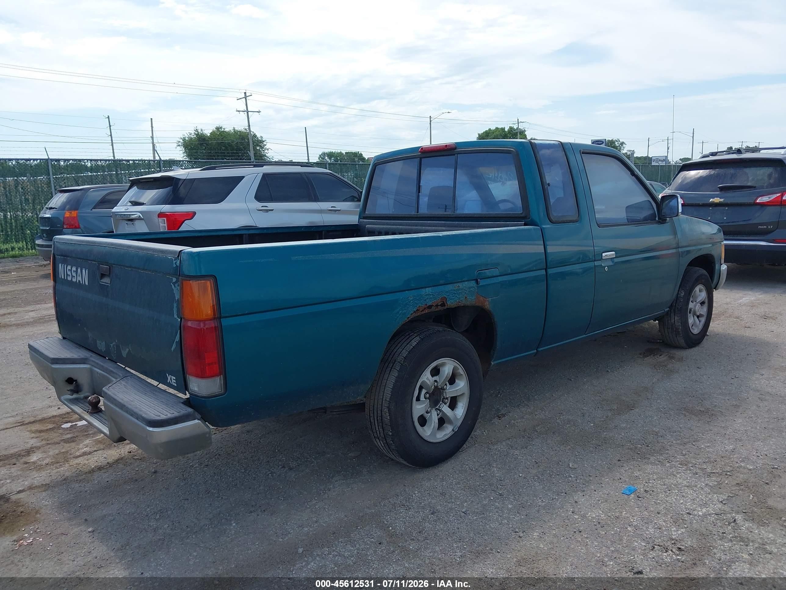 1997 Nissan 4x2 Truck Se/xe Green vin: 1N6SD16S3VC424187
