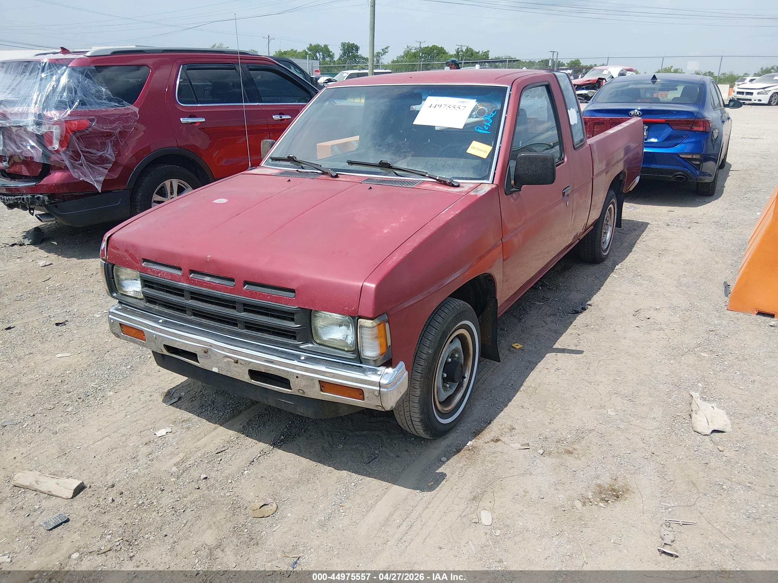 1991 Nissan Truck King Cab Red vin: 1N6SD16S4MC415609