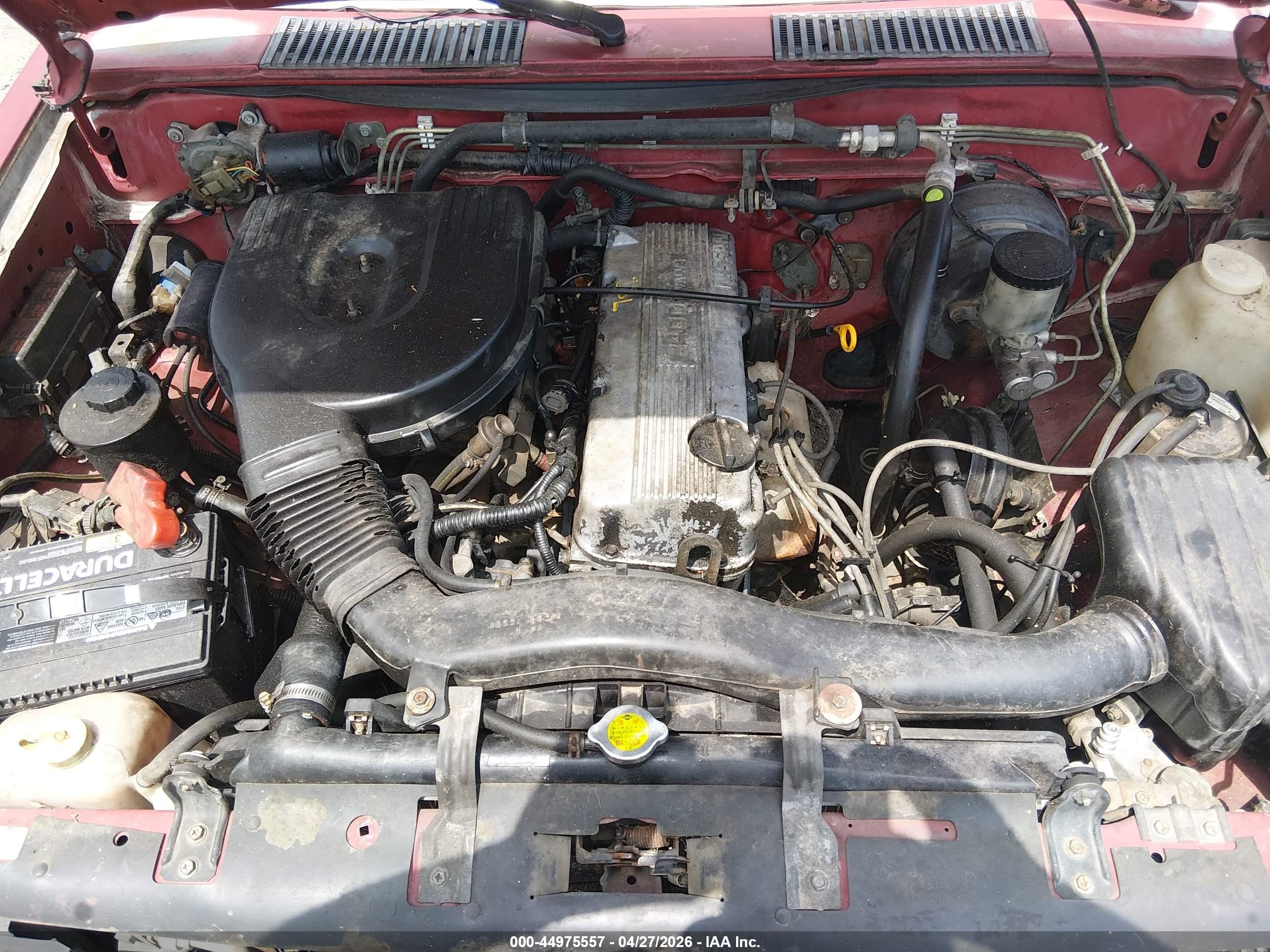 1991 Nissan Truck King Cab Red vin: 1N6SD16S4MC415609