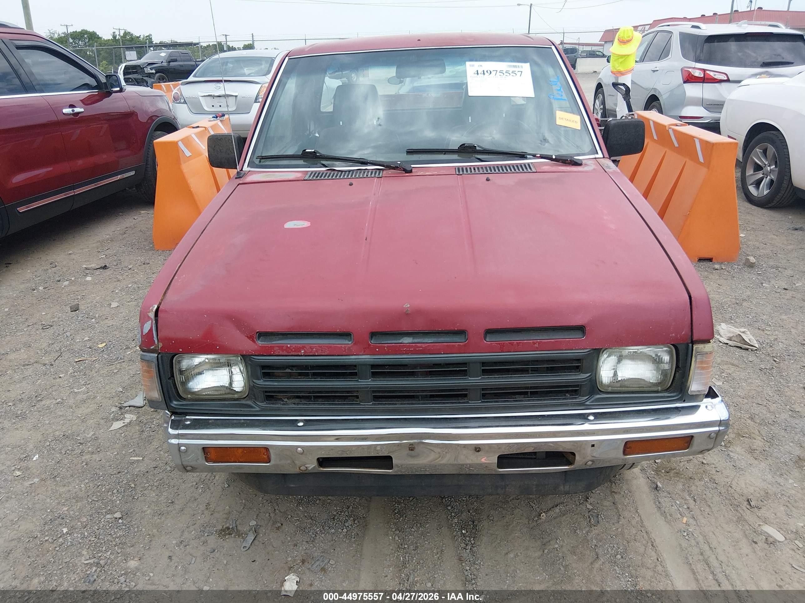 1991 Nissan Truck King Cab Red vin: 1N6SD16S4MC415609