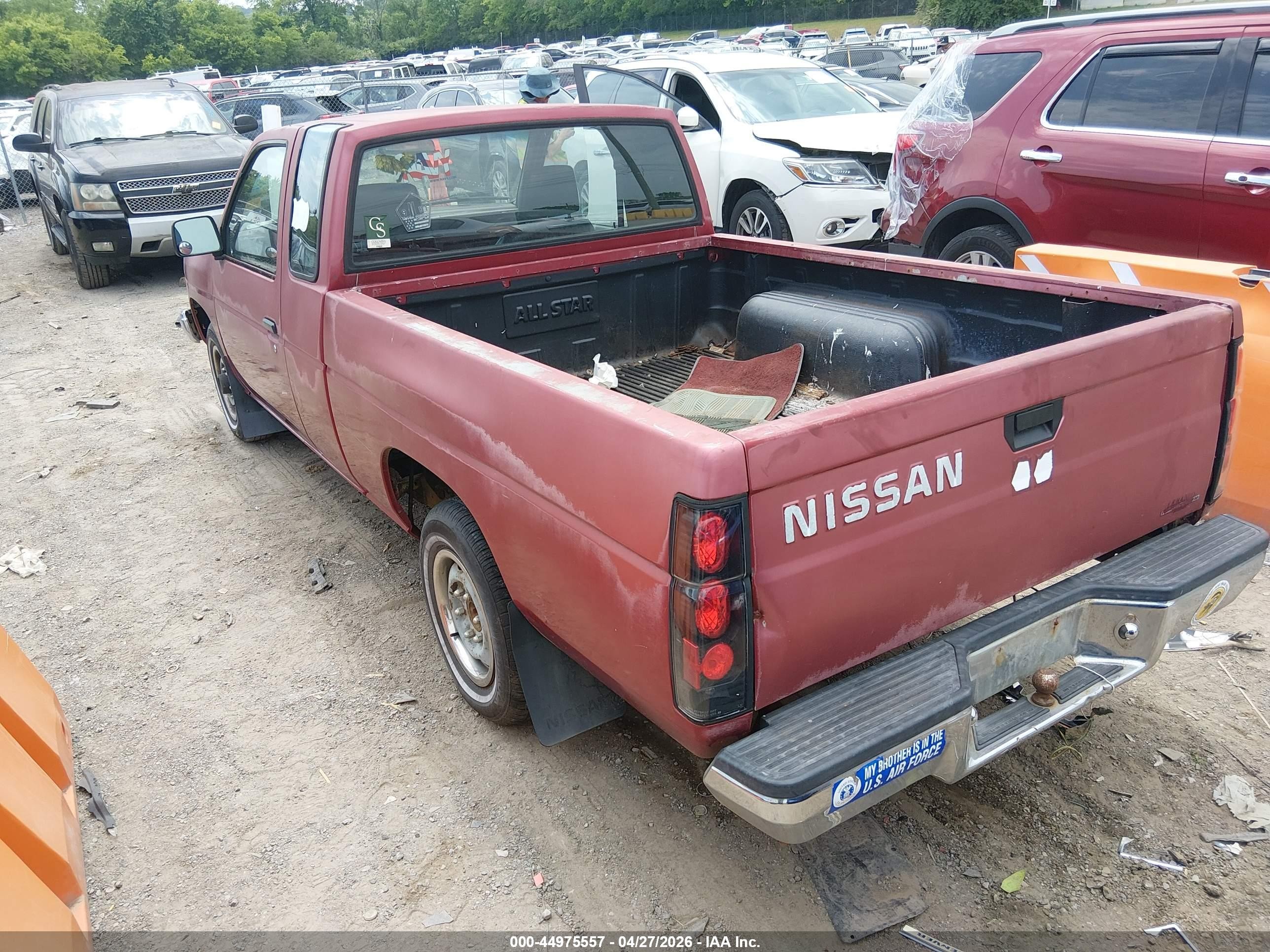 1991 Nissan Truck King Cab Red vin: 1N6SD16S4MC415609