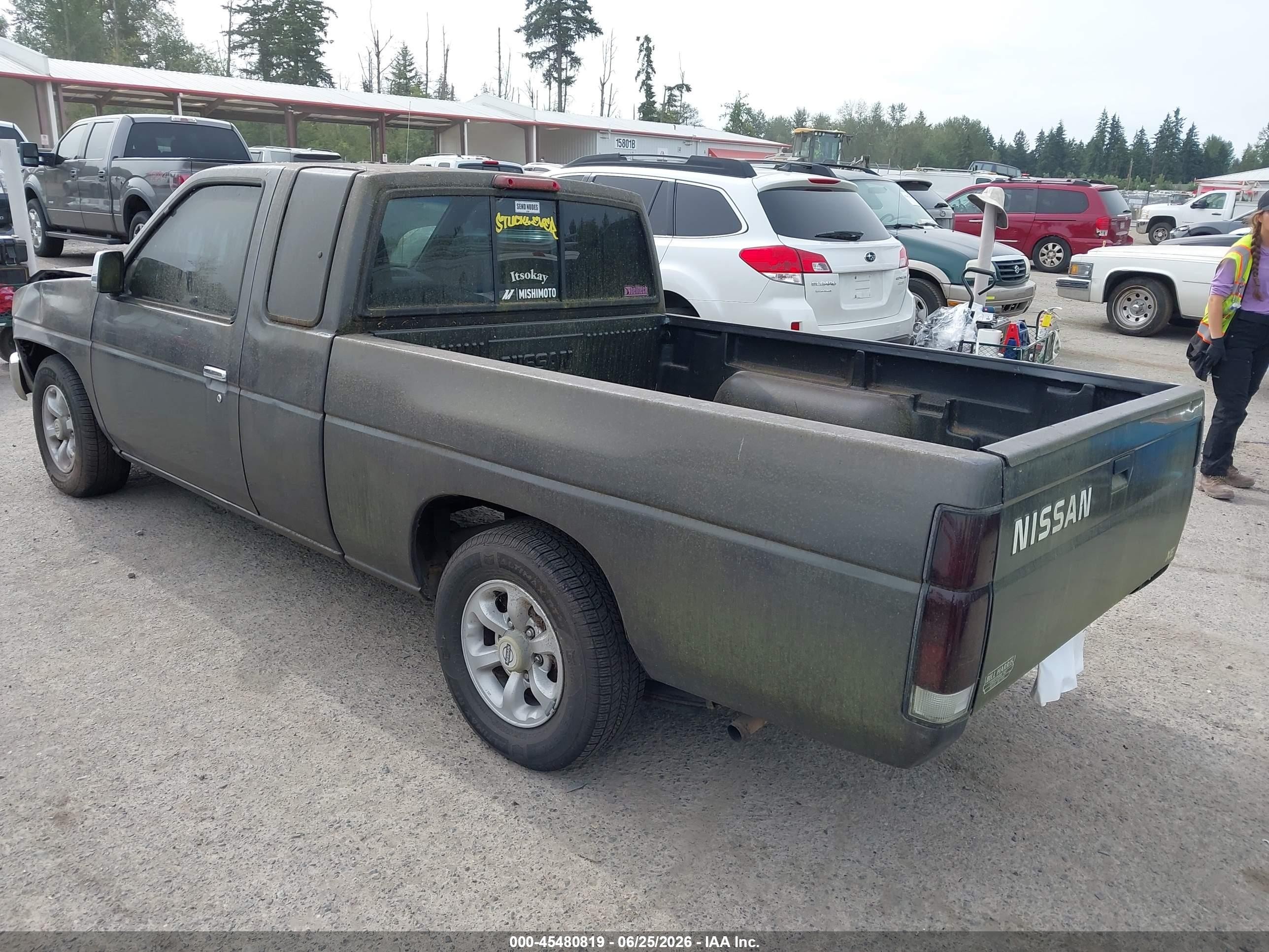 1997 Nissan 4x2 Truck Se/xe Black vin: 1N6SD16S4VC375212