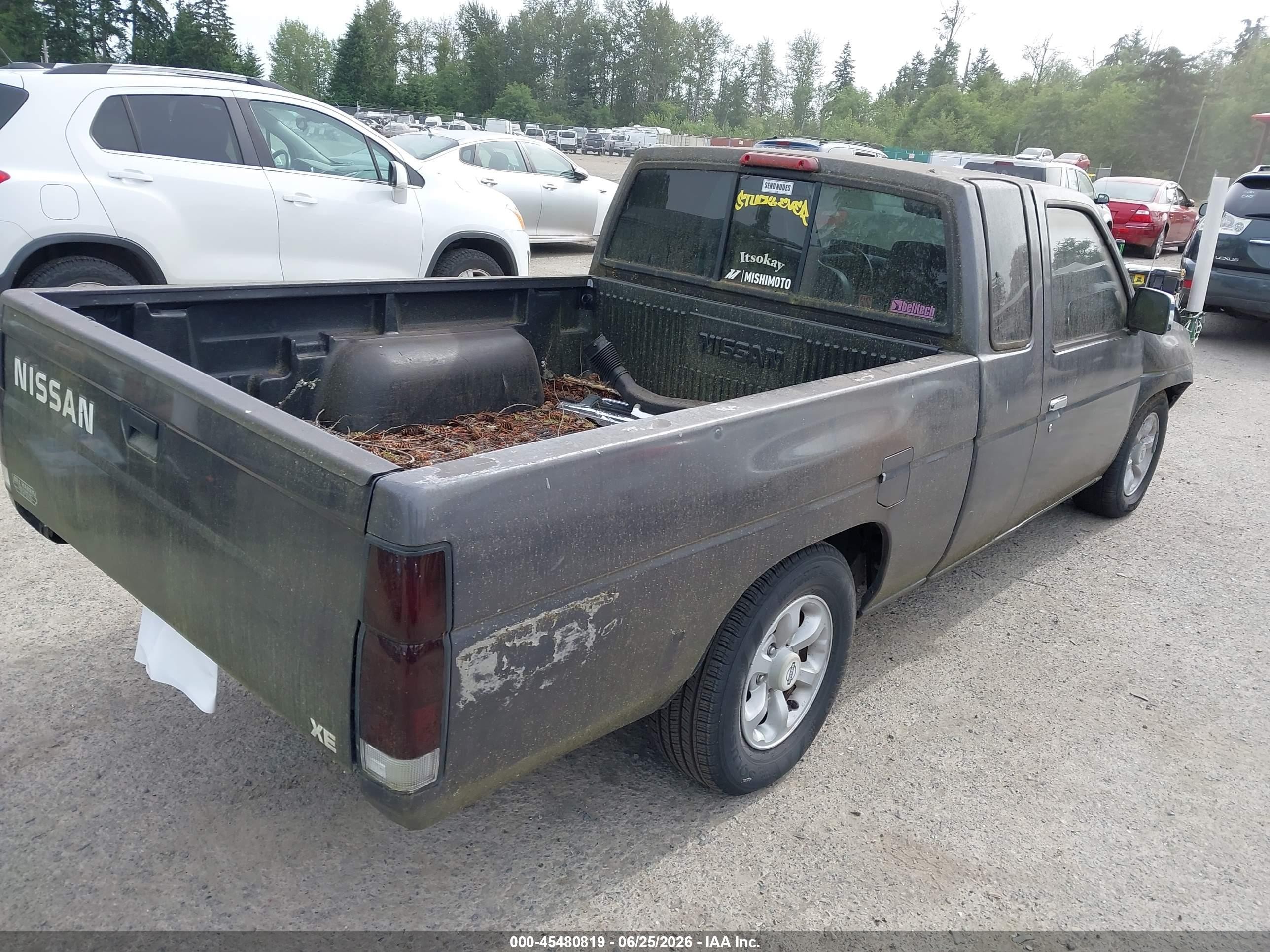 1997 Nissan 4x2 Truck Se/xe Black vin: 1N6SD16S4VC375212