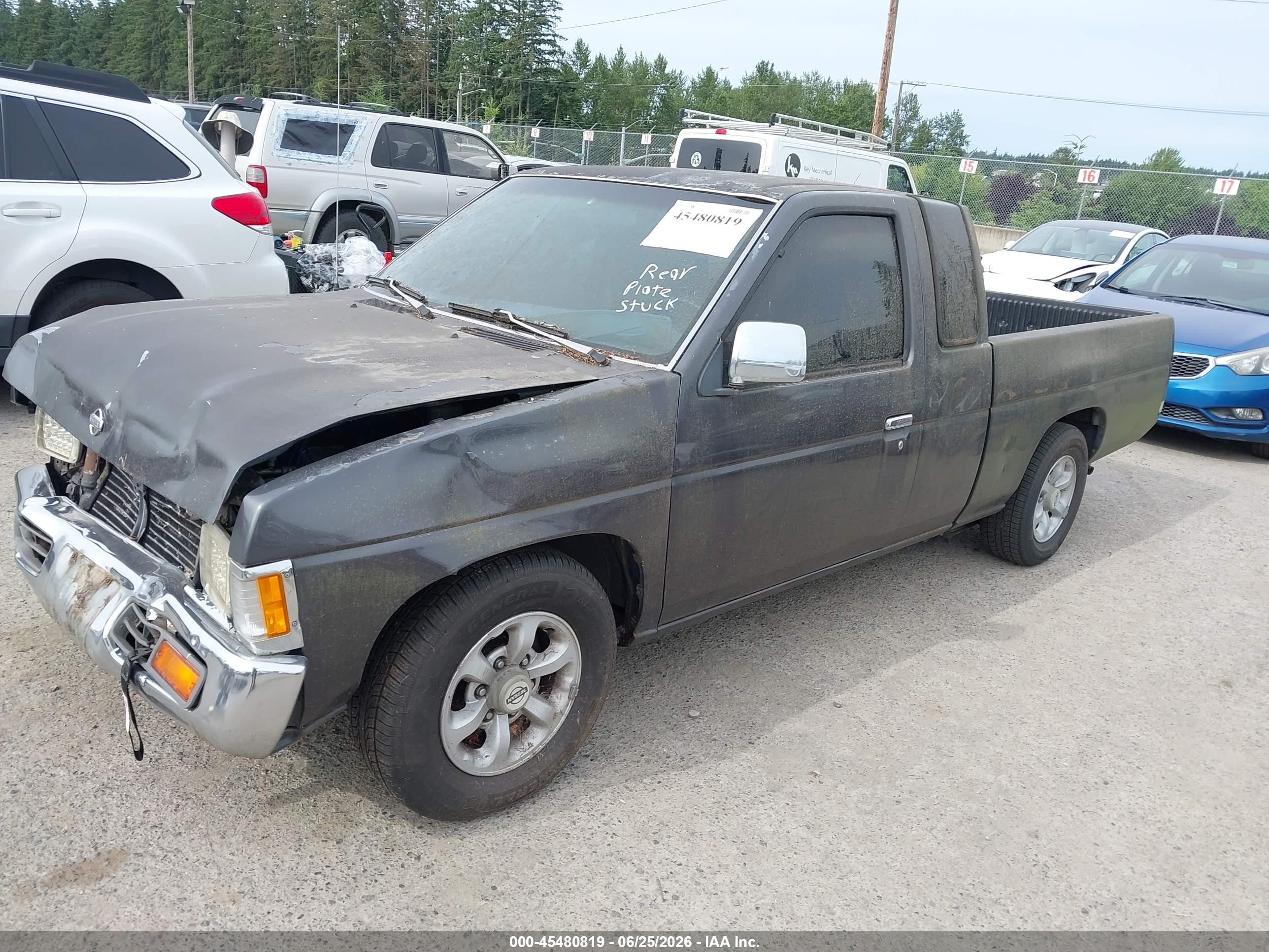 1997 Nissan 4x2 Truck Se/xe Black vin: 1N6SD16S4VC375212