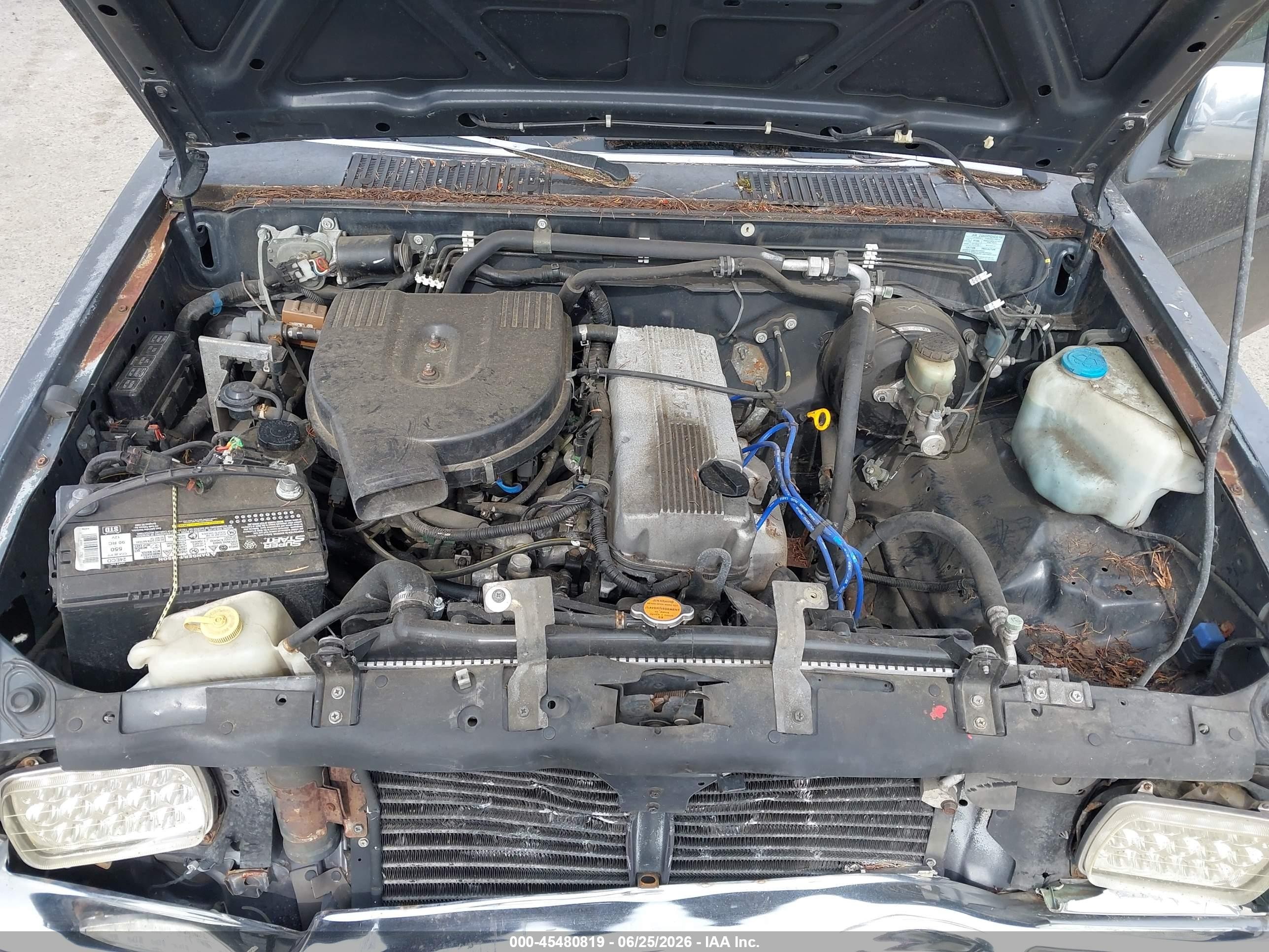 1997 Nissan 4x2 Truck Se/xe Black vin: 1N6SD16S4VC375212
