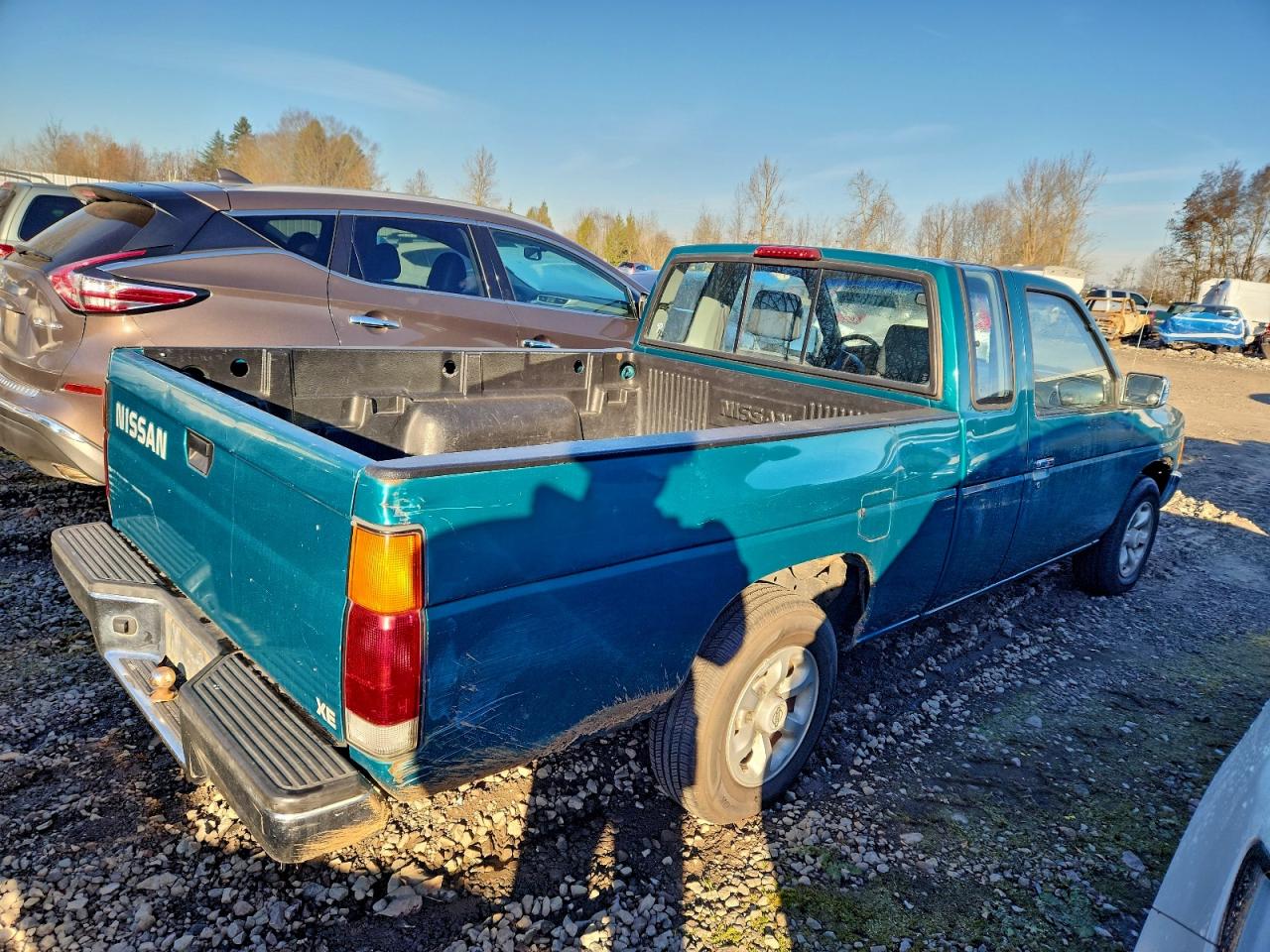 1997 Nissan Truck King Cab Se Green vin: 1N6SD16S4VC381866